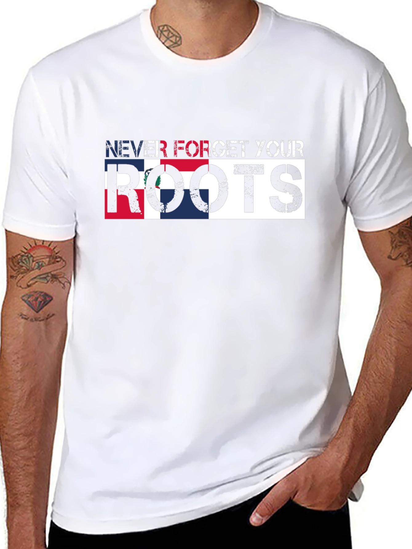 Dominican Roots T-Shirt - Never Forget Your Roots!