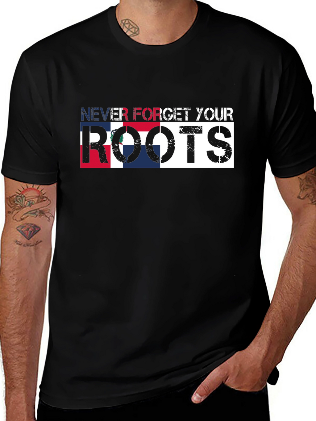 Dominican Roots T-Shirt - Never Forget Your Roots!