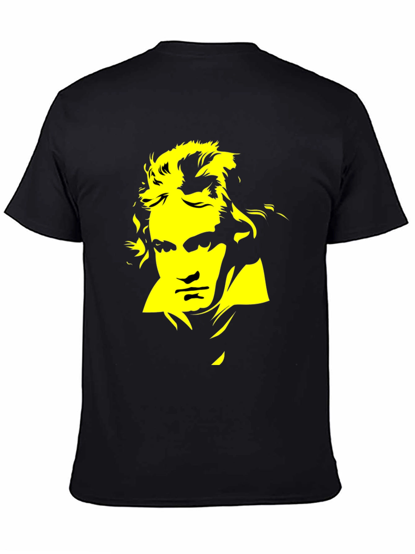 Beethoven Graphic Tee - Black Stylish T-Shirt