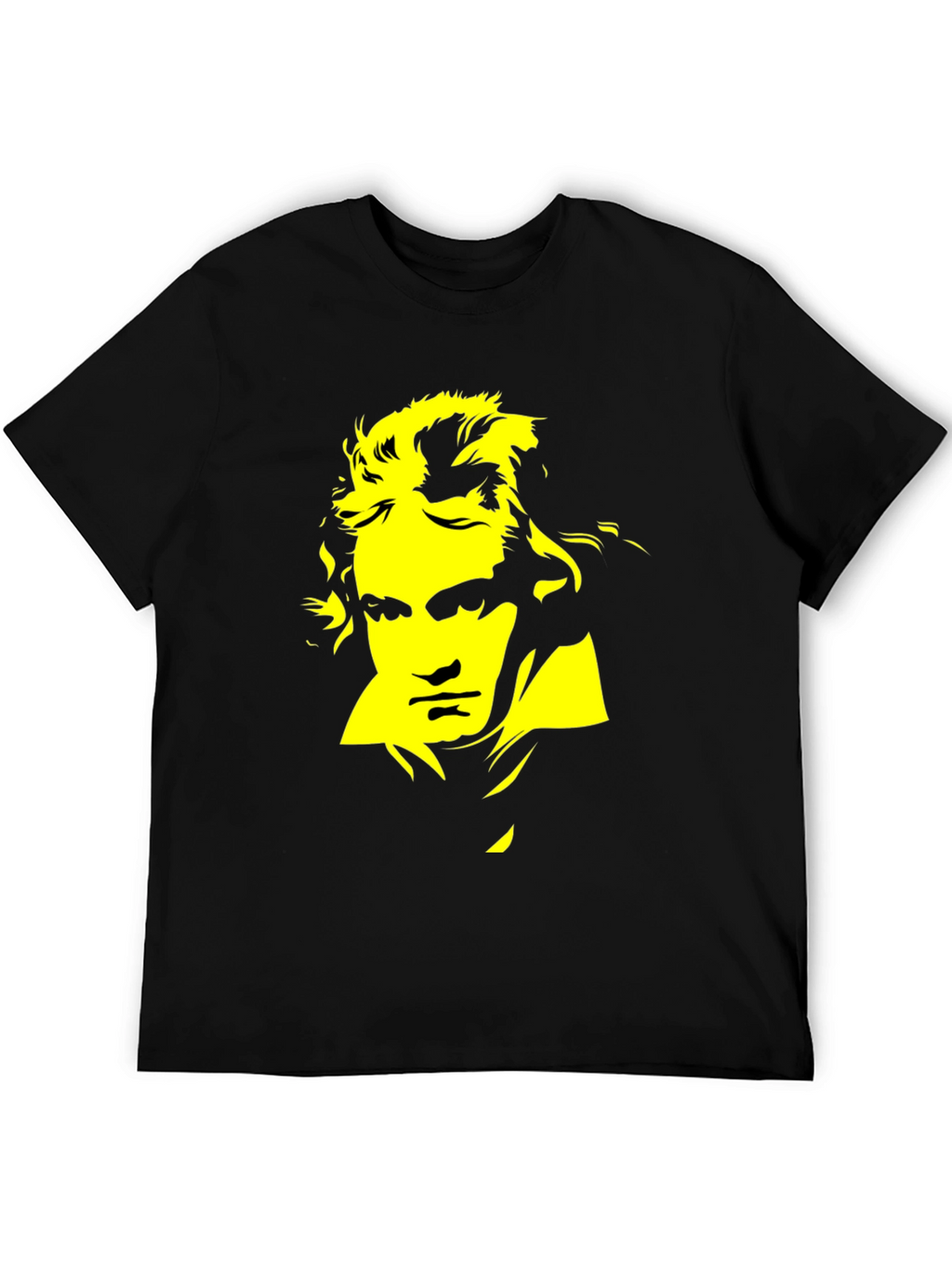 Beethoven Graphic Tee - Black Stylish T-Shirt