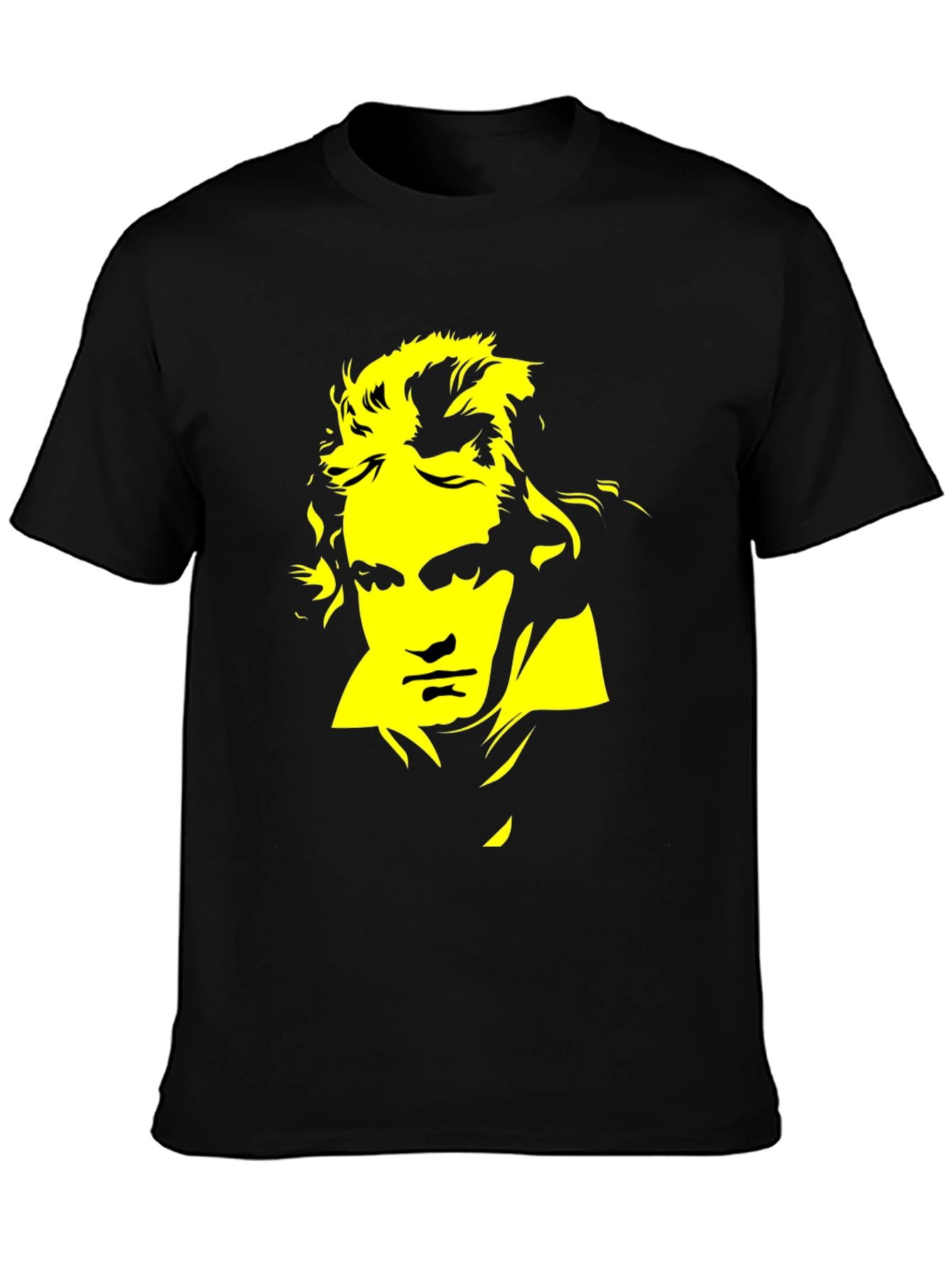 Beethoven Graphic Tee - Black Stylish T-Shirt