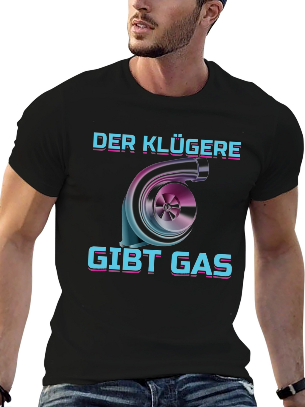 Der Klügere Gibt Gas Turbo T-Shirt