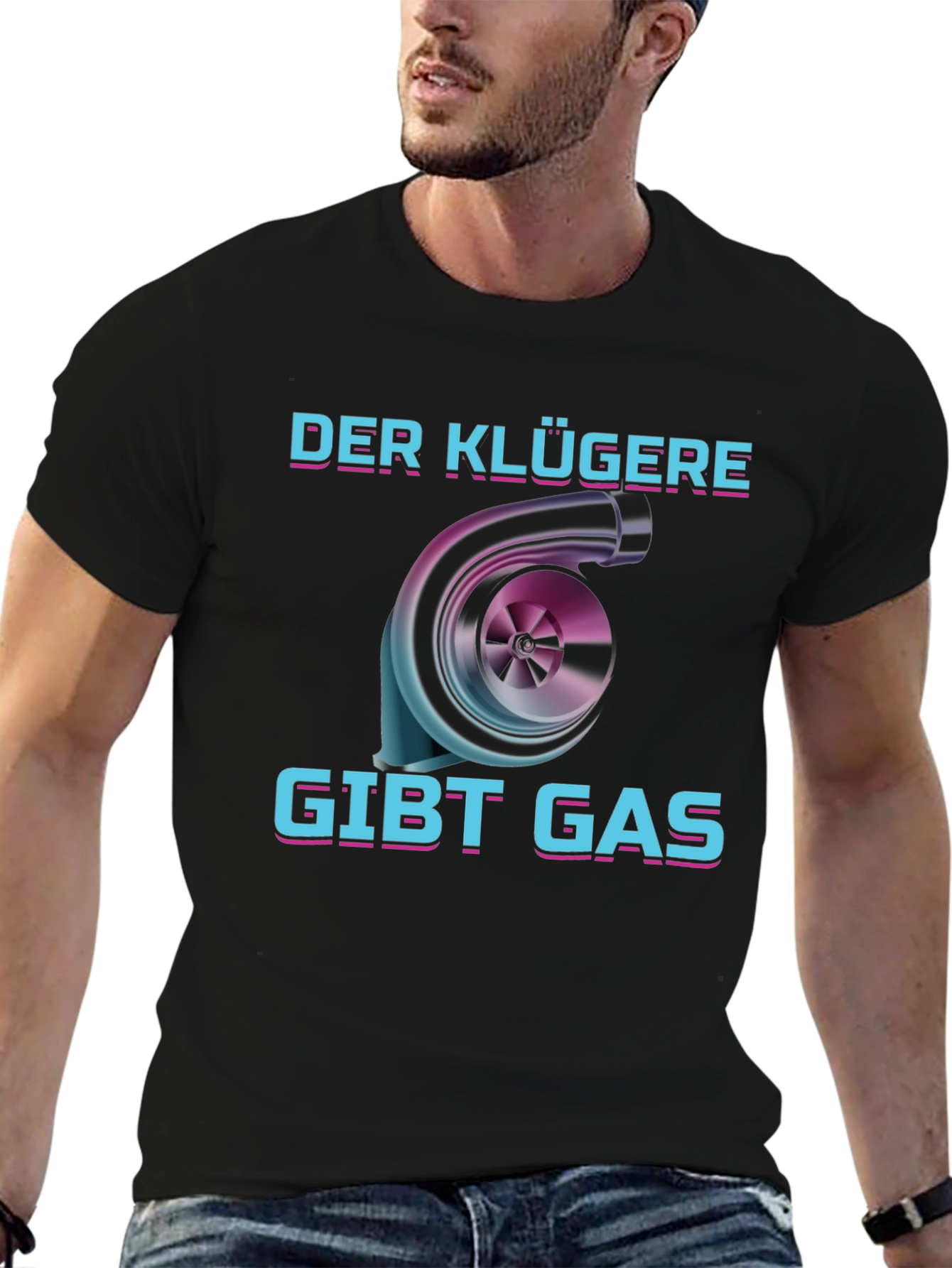 Der Klügere Gibt Gas Turbo T-Shirt