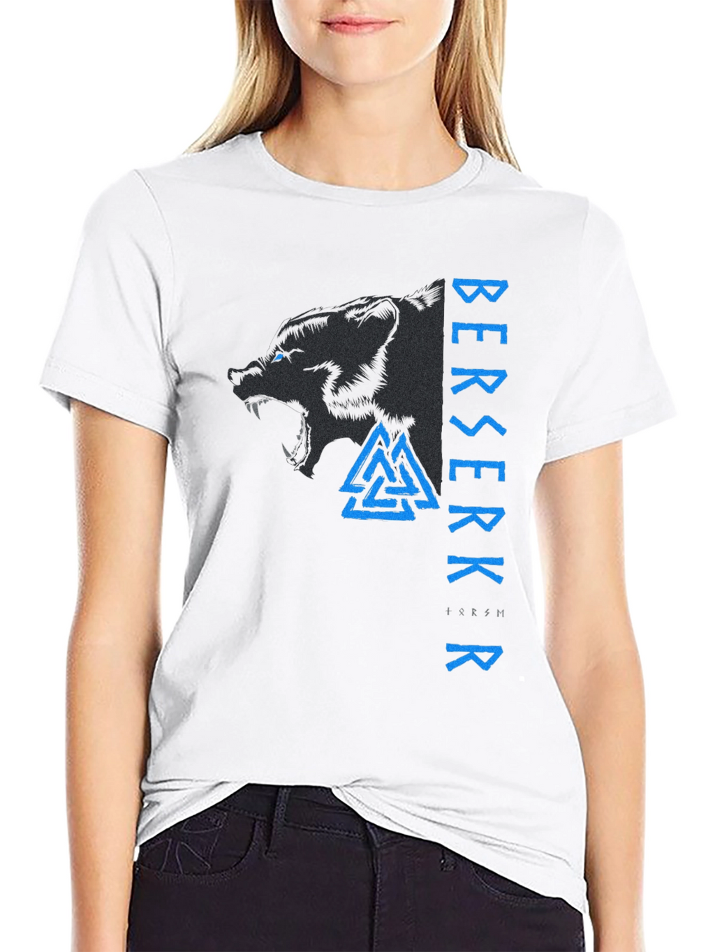 Berserkr Viking Wolf T-Shirt - Norse Mythology Tee