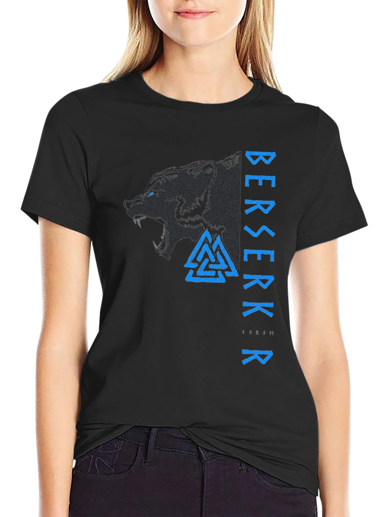 Berserkr Viking Wolf T-Shirt - Norse Mythology Tee