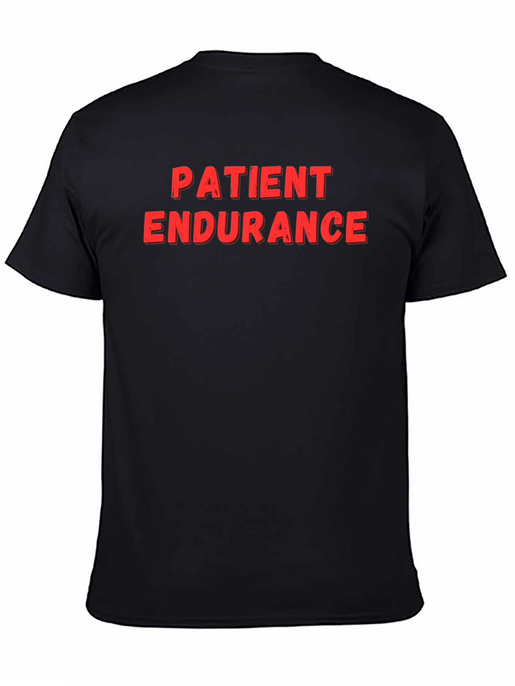 Patient Endurance Black Graphic Tee