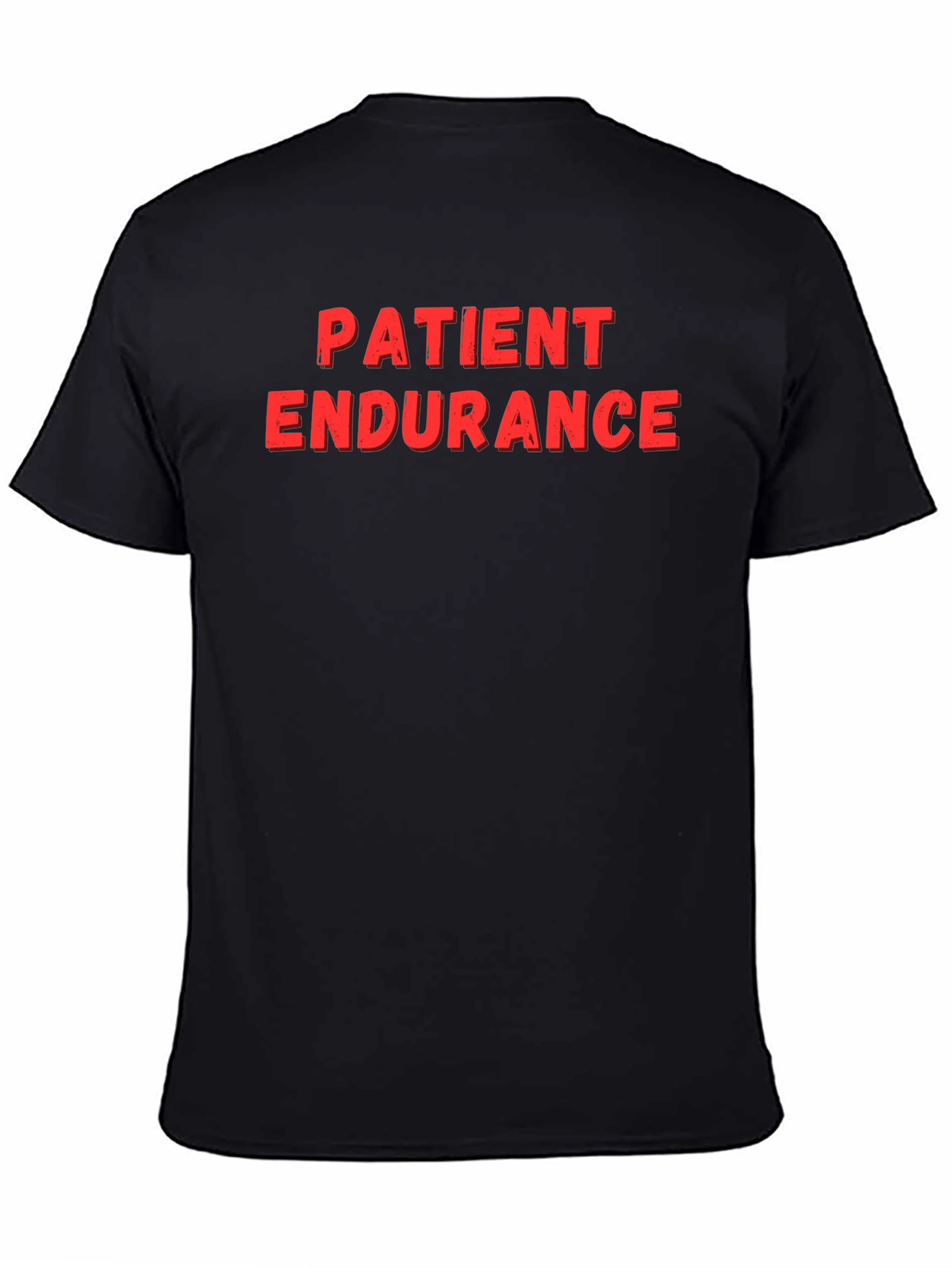 Patient Endurance Black Graphic Tee