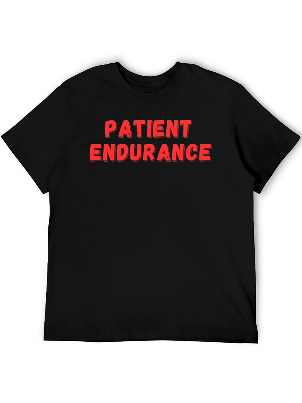Patient Endurance Black Graphic Tee