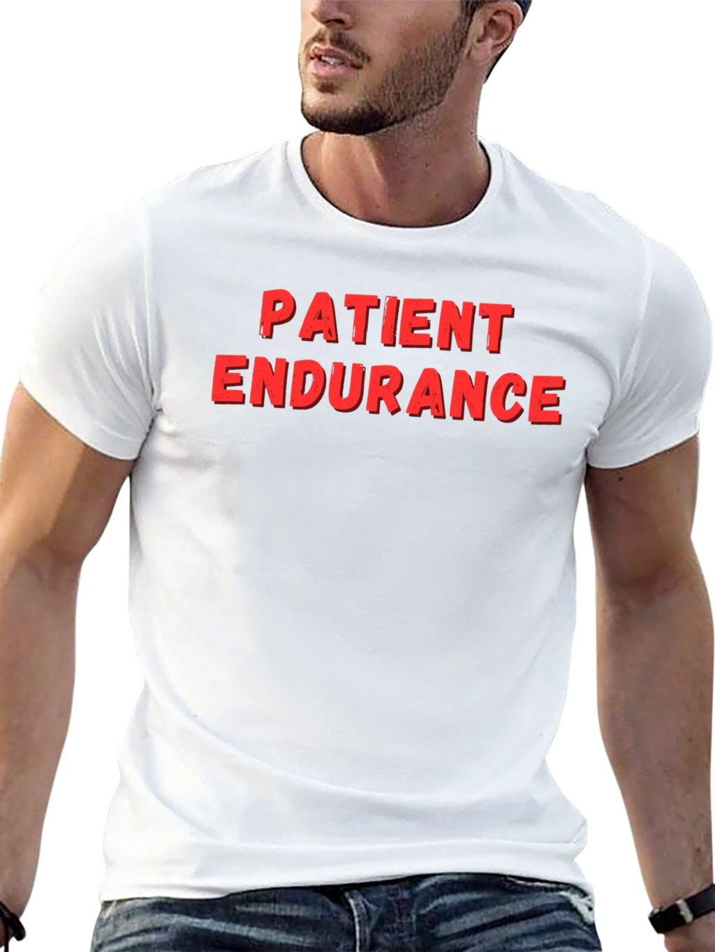 Patient Endurance Black Graphic Tee