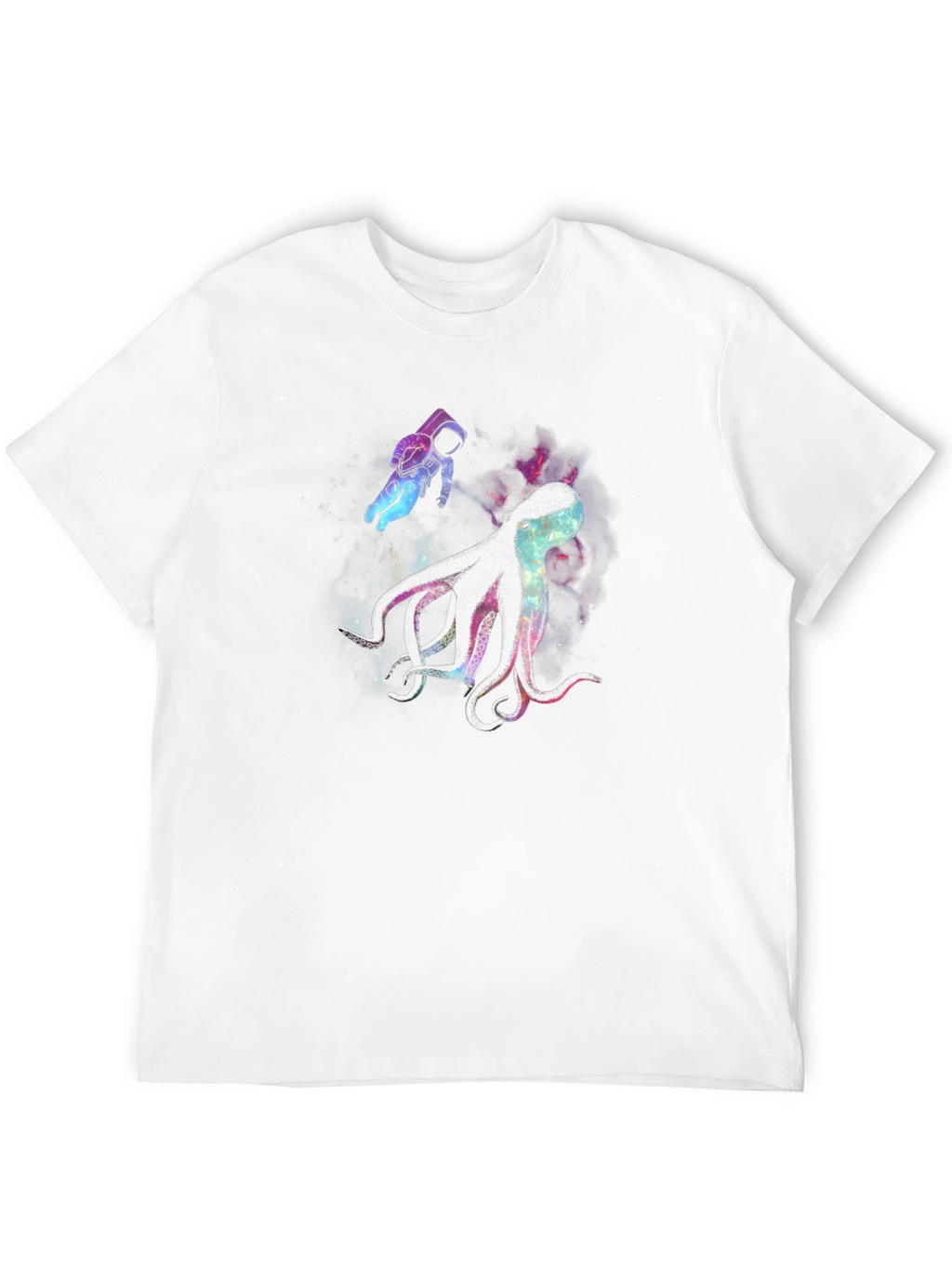 Space Octopus Graphic T-Shirt