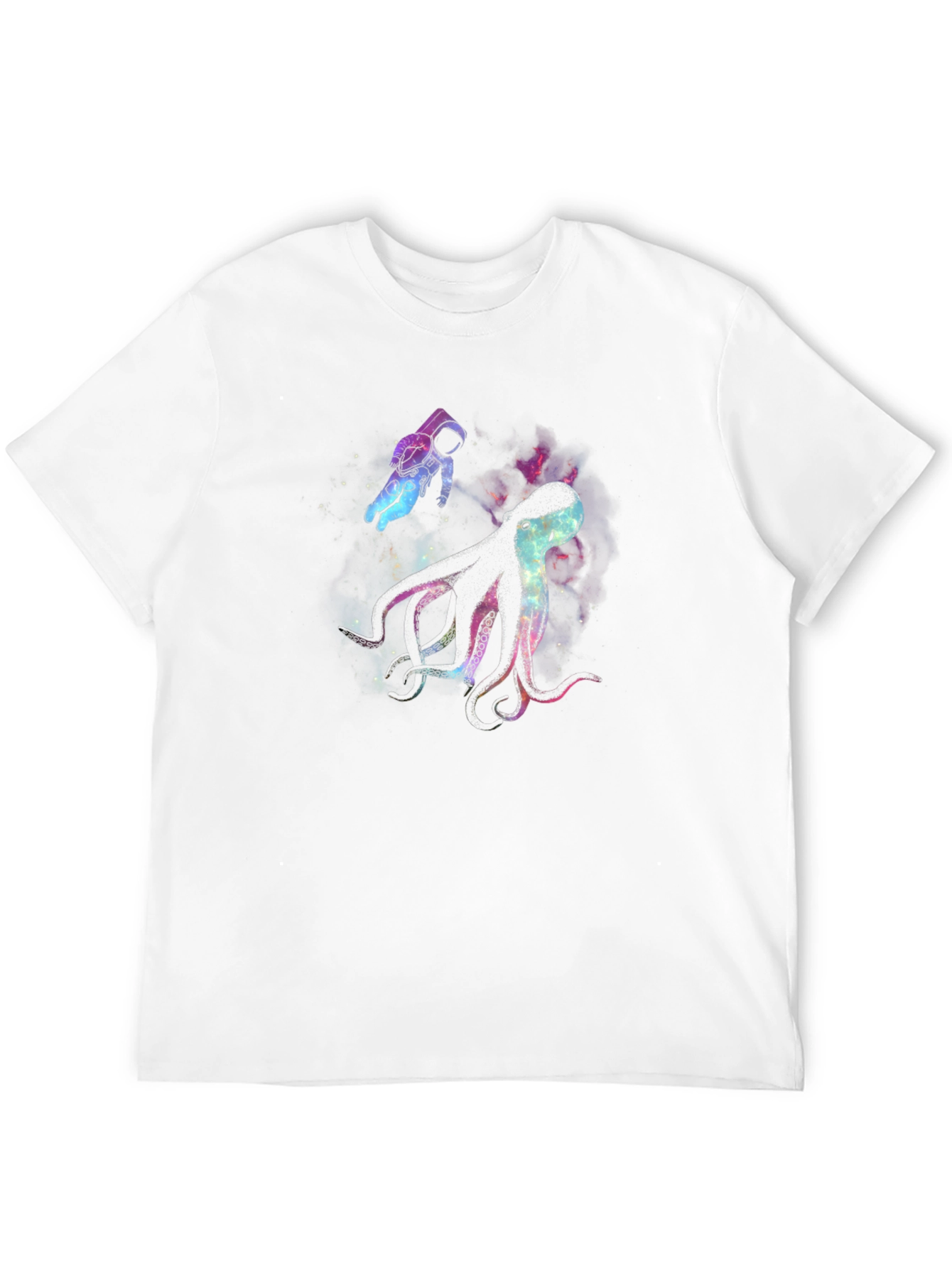 Space Octopus Graphic T-Shirt