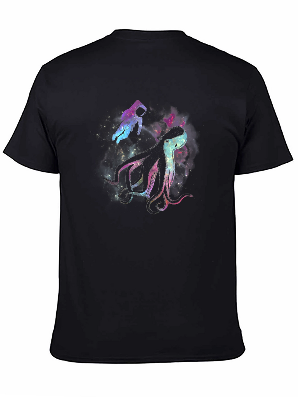 Space Octopus Graphic T-Shirt