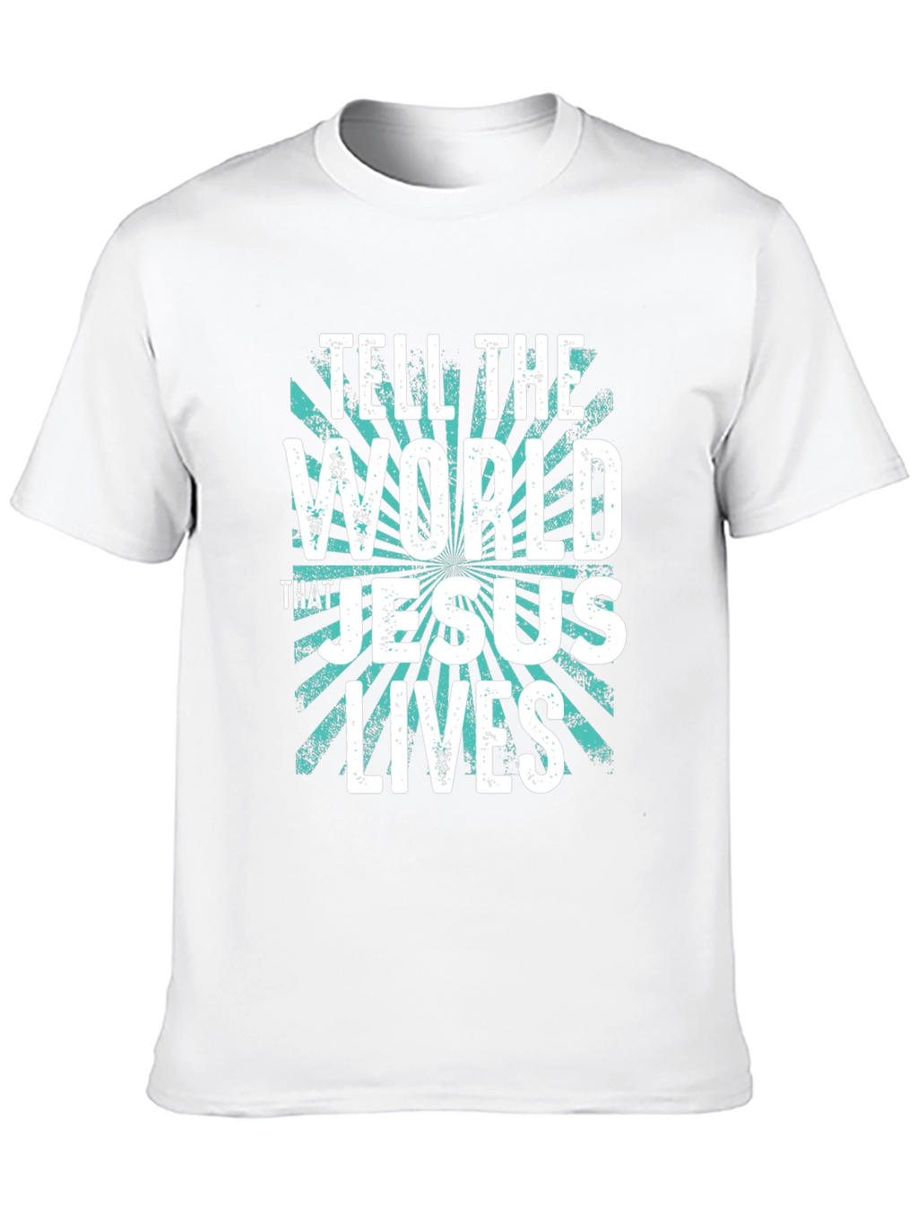 Tell the World Jesus Lives Graphic T-Shirt