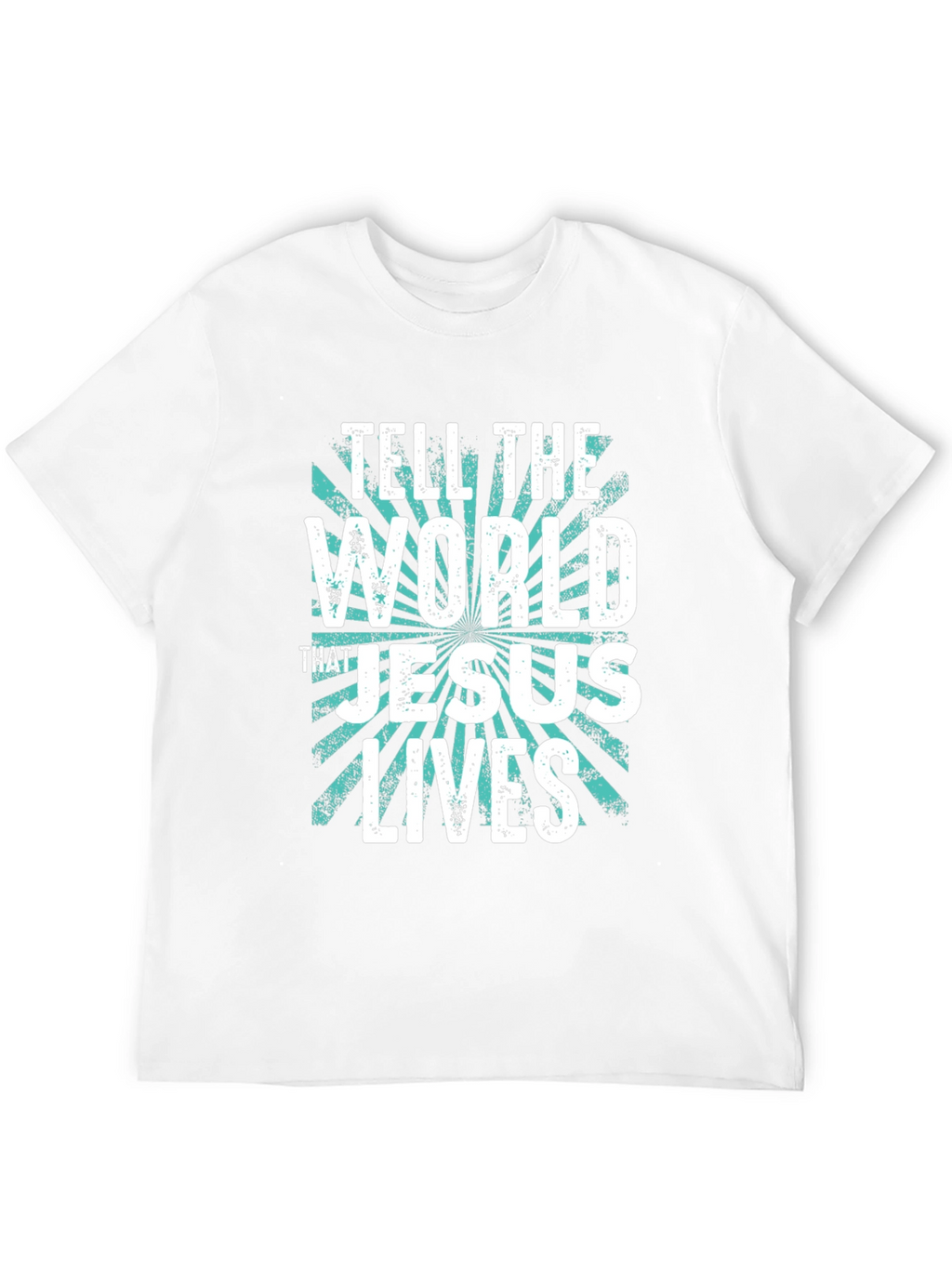 Tell the World Jesus Lives Graphic T-Shirt
