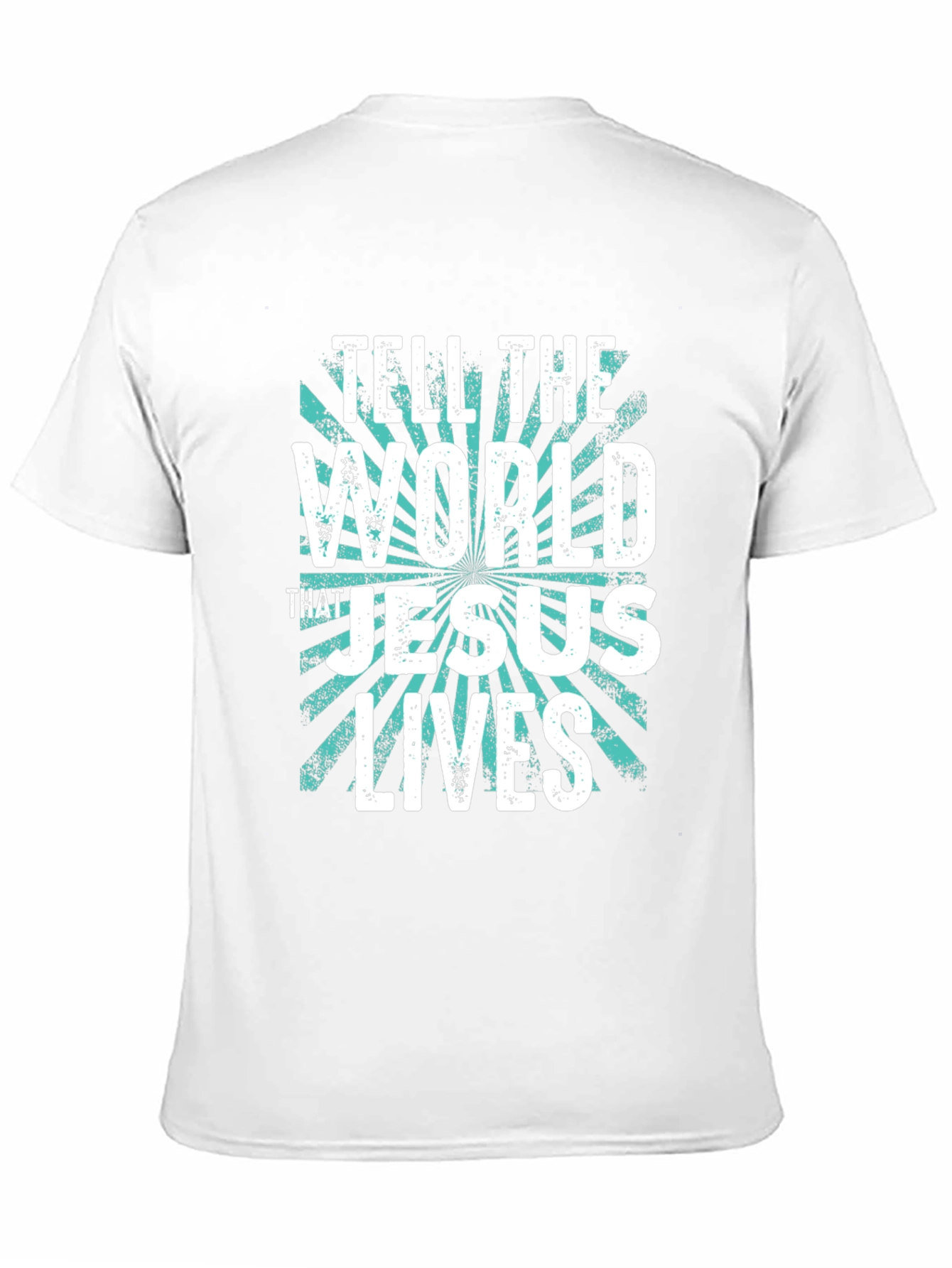 Tell the World Jesus Lives Graphic T-Shirt