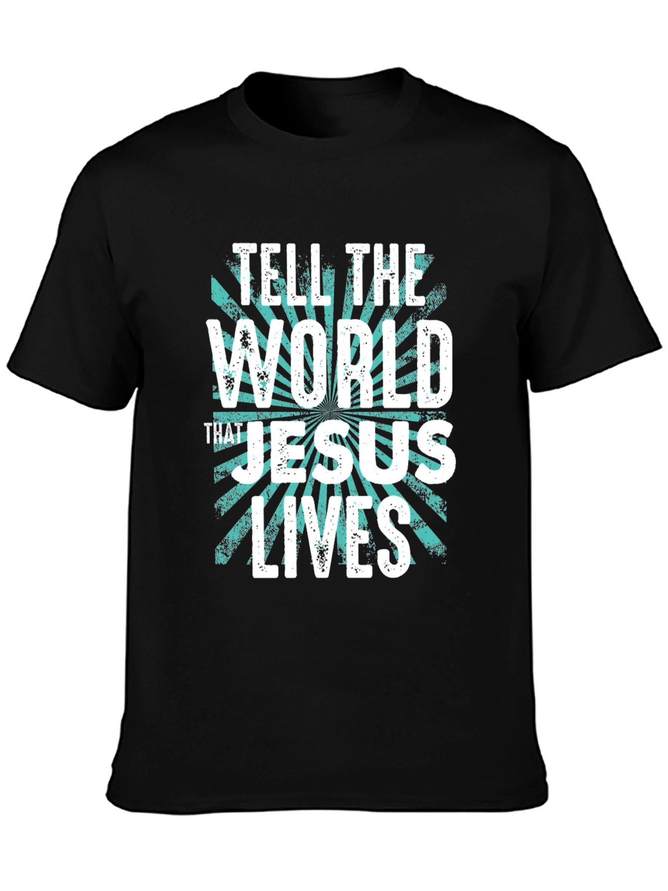 Tell the World Jesus Lives Graphic T-Shirt
