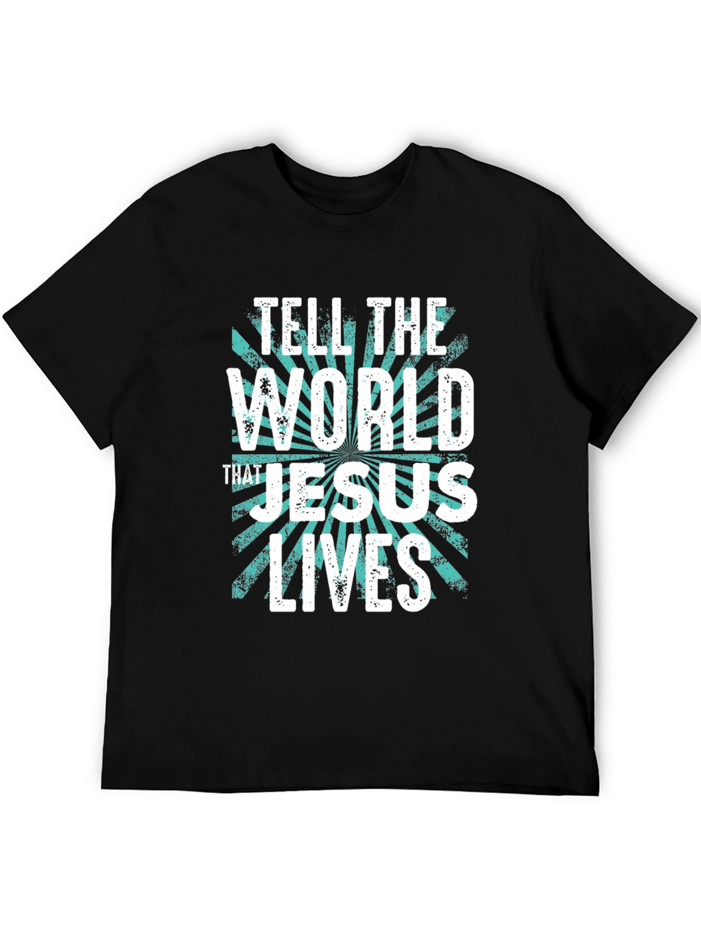 Tell the World Jesus Lives Graphic T-Shirt