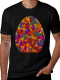Abstract Egg Graphic T-Shirt