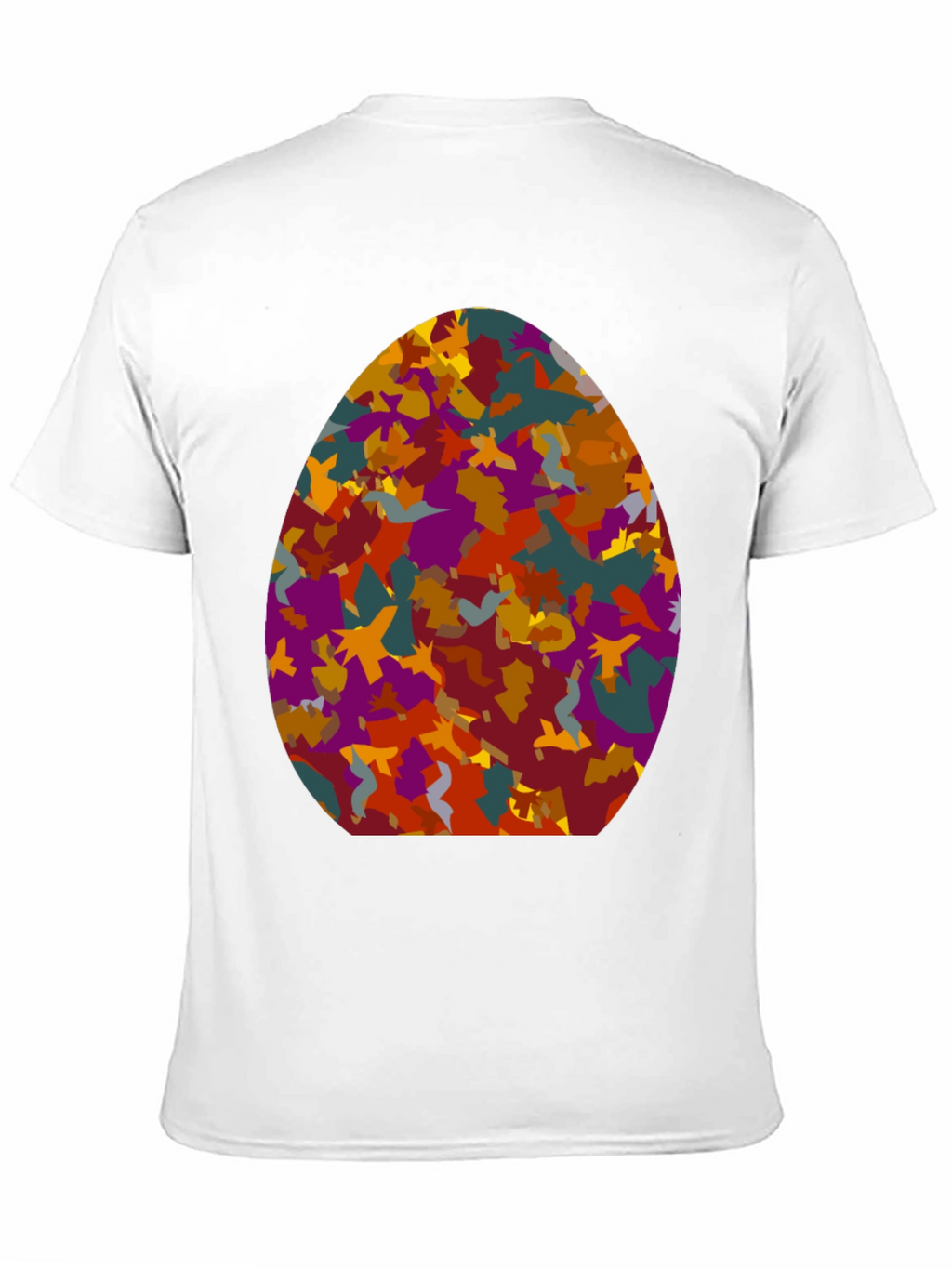 Abstract Egg Graphic T-Shirt