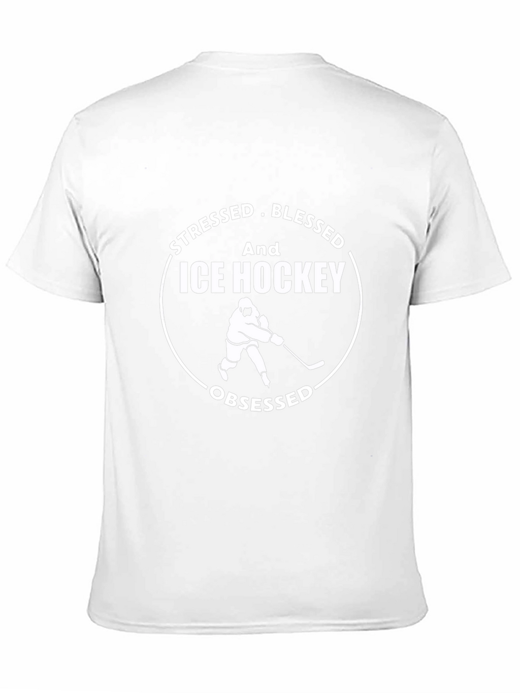 Stressed Blessed Ice Hockey Obsessed T-Shirt