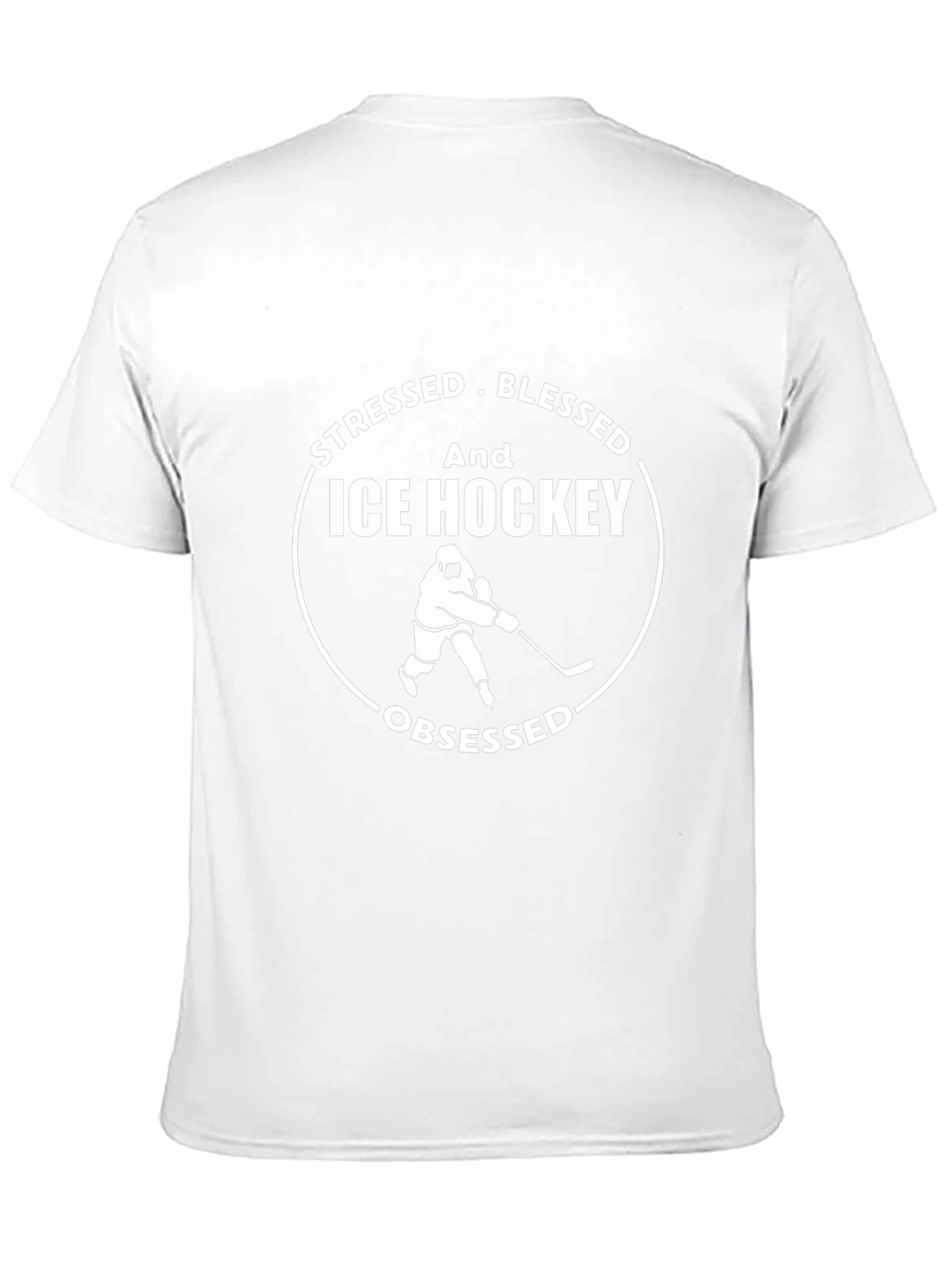 Stressed Blessed Ice Hockey Obsessed T-Shirt