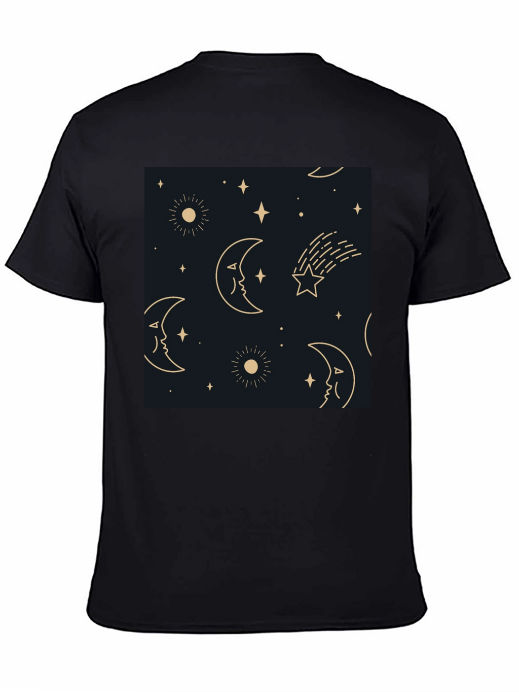 Celestial Dreamscape Tee - Stars Moons Comfort