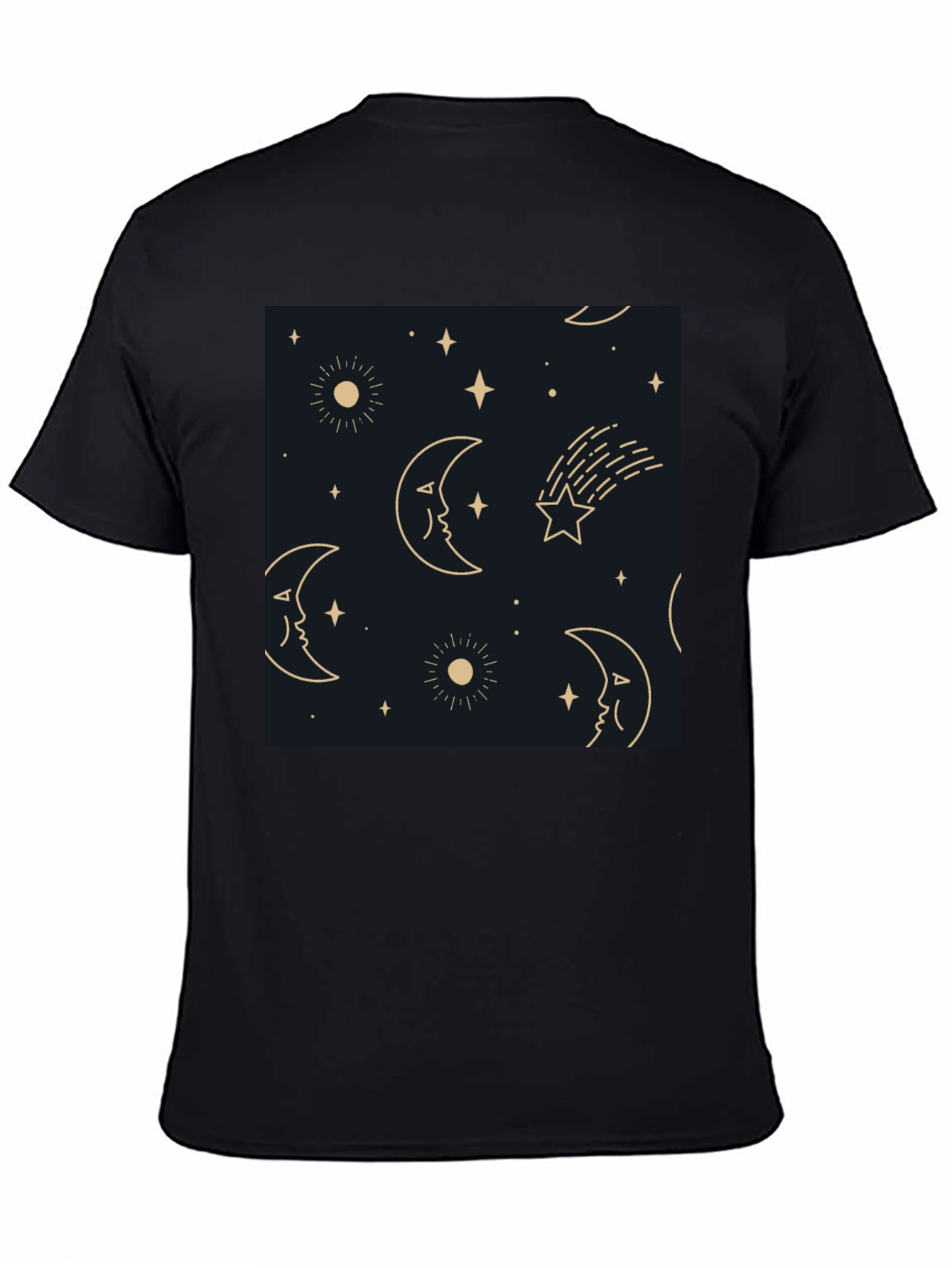 Celestial Dreamscape Tee - Stars Moons Comfort