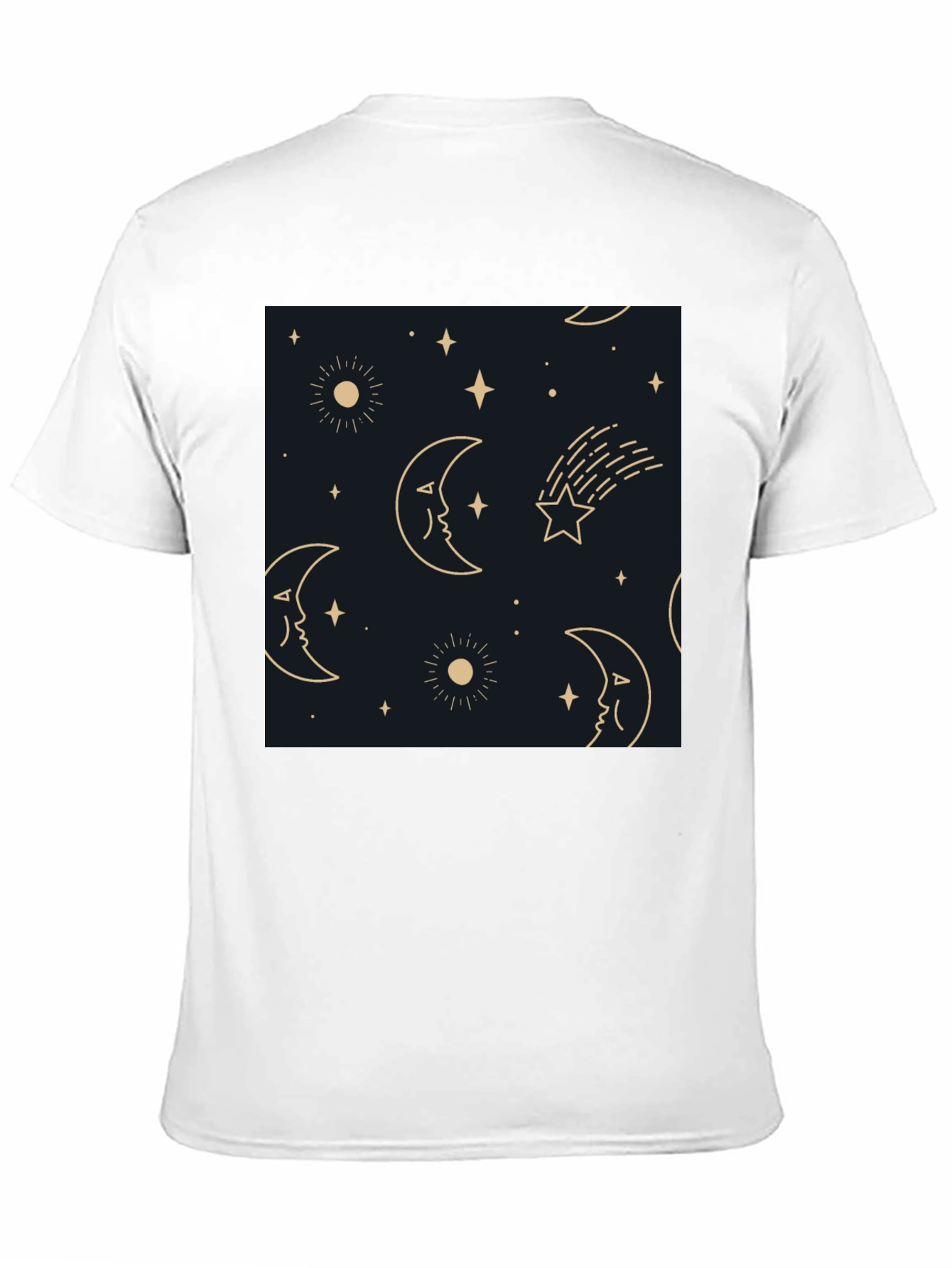 Celestial Dreamscape Tee - Stars Moons Comfort