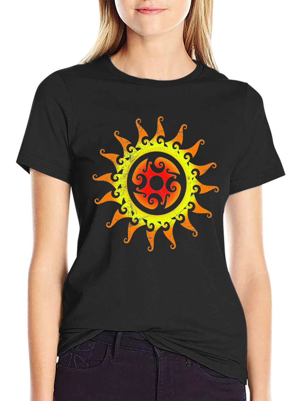 Sunburst Graphic Tee - Stylish & Unique