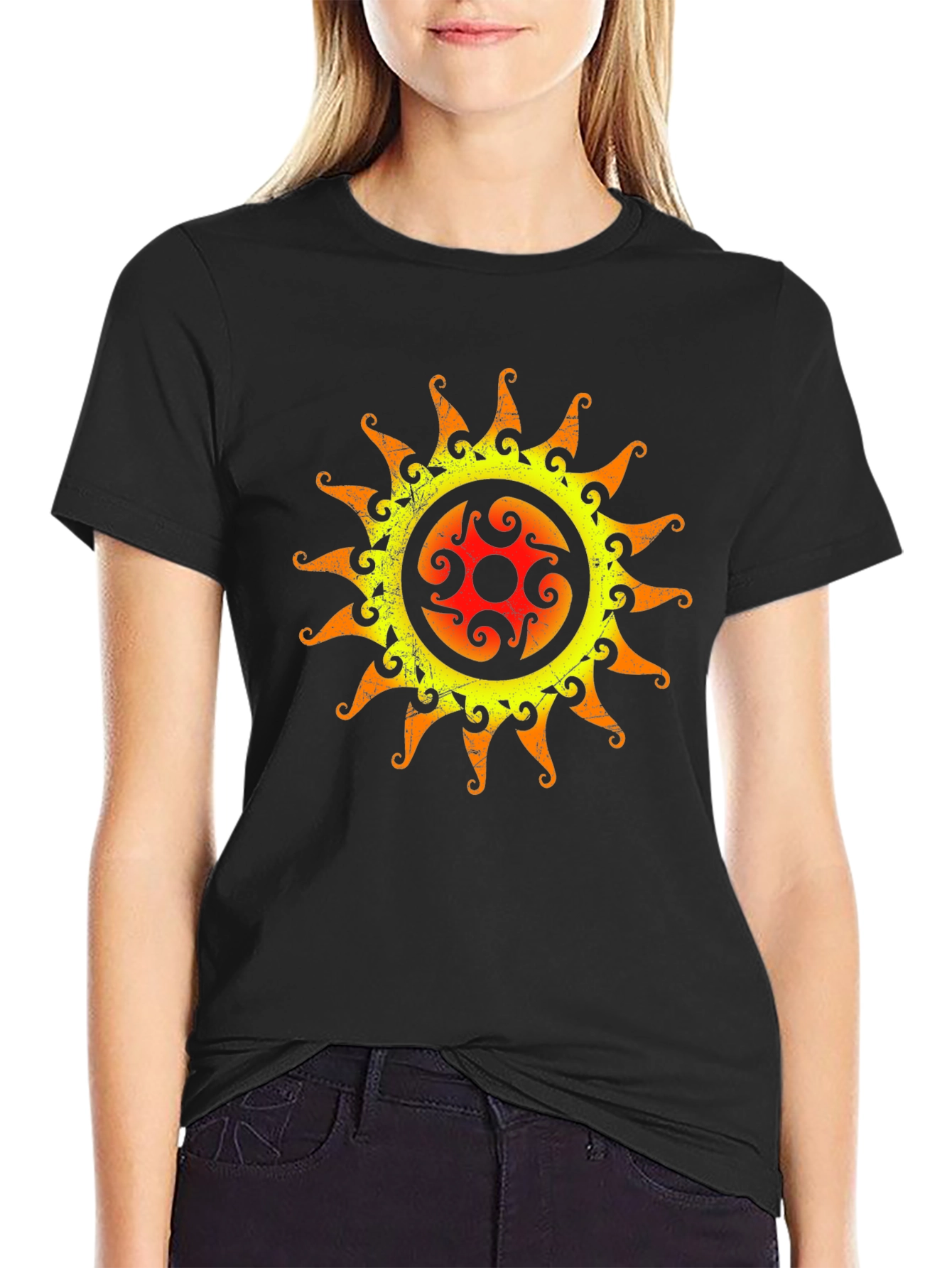 Sunburst Graphic Tee - Stylish & Unique