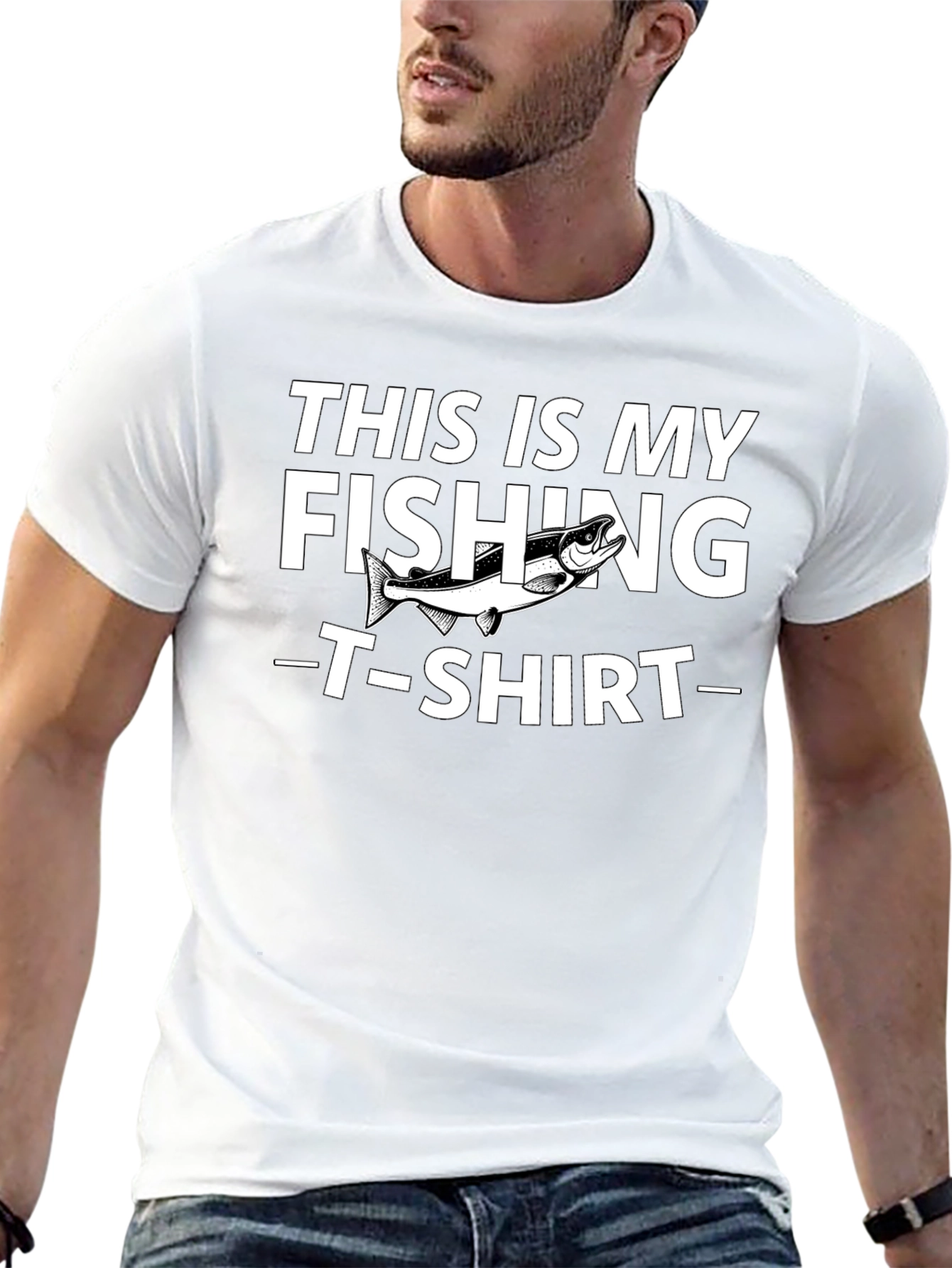 Funny Fishing T-Shirt - This is My Fishing T-Shirt