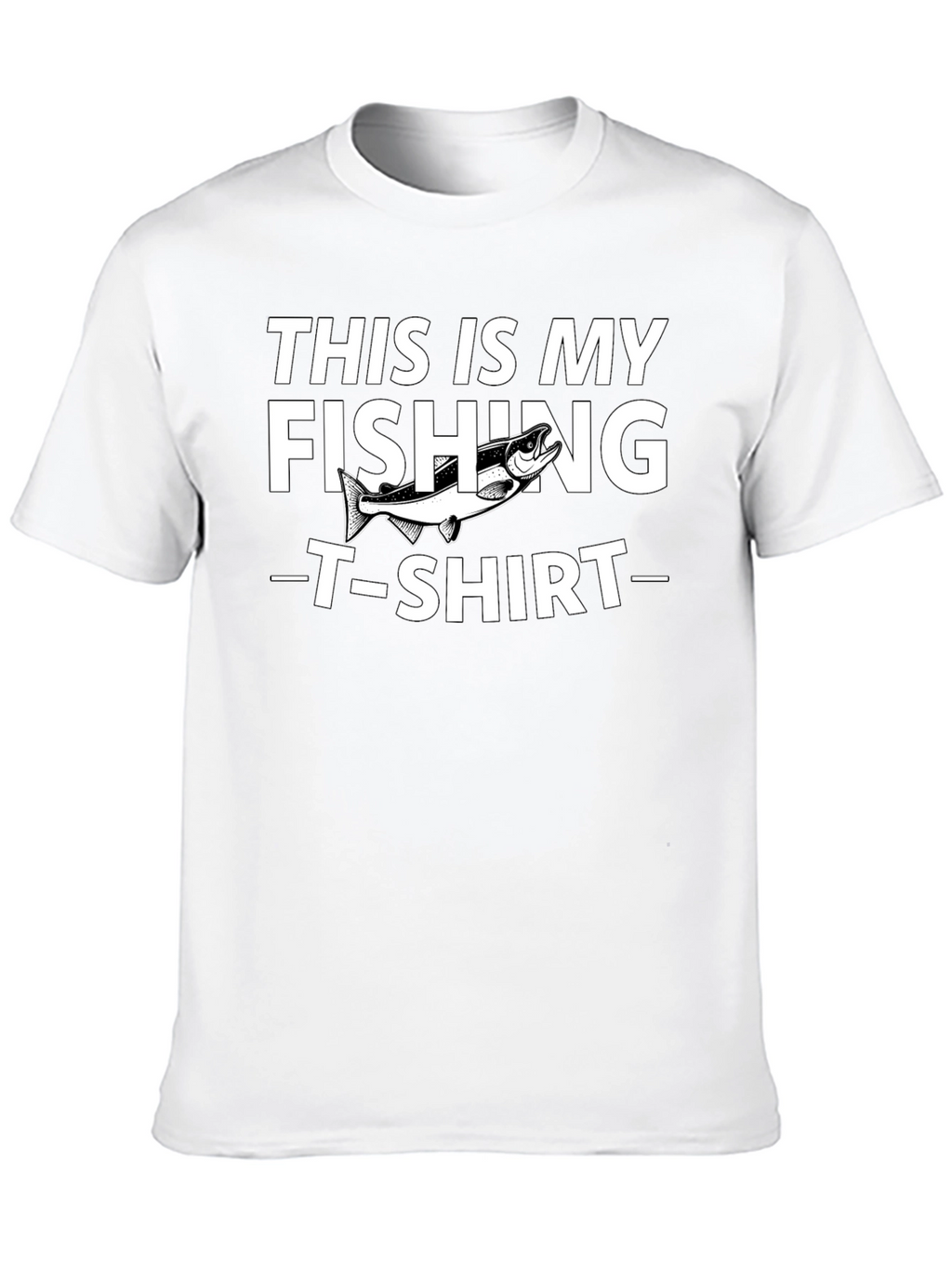 Funny Fishing T-Shirt - This is My Fishing T-Shirt