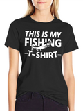Funny Fishing T-Shirt - This is My Fishing T-Shirt
