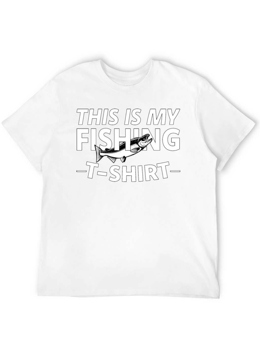Funny Fishing T-Shirt - This is My Fishing T-Shirt
