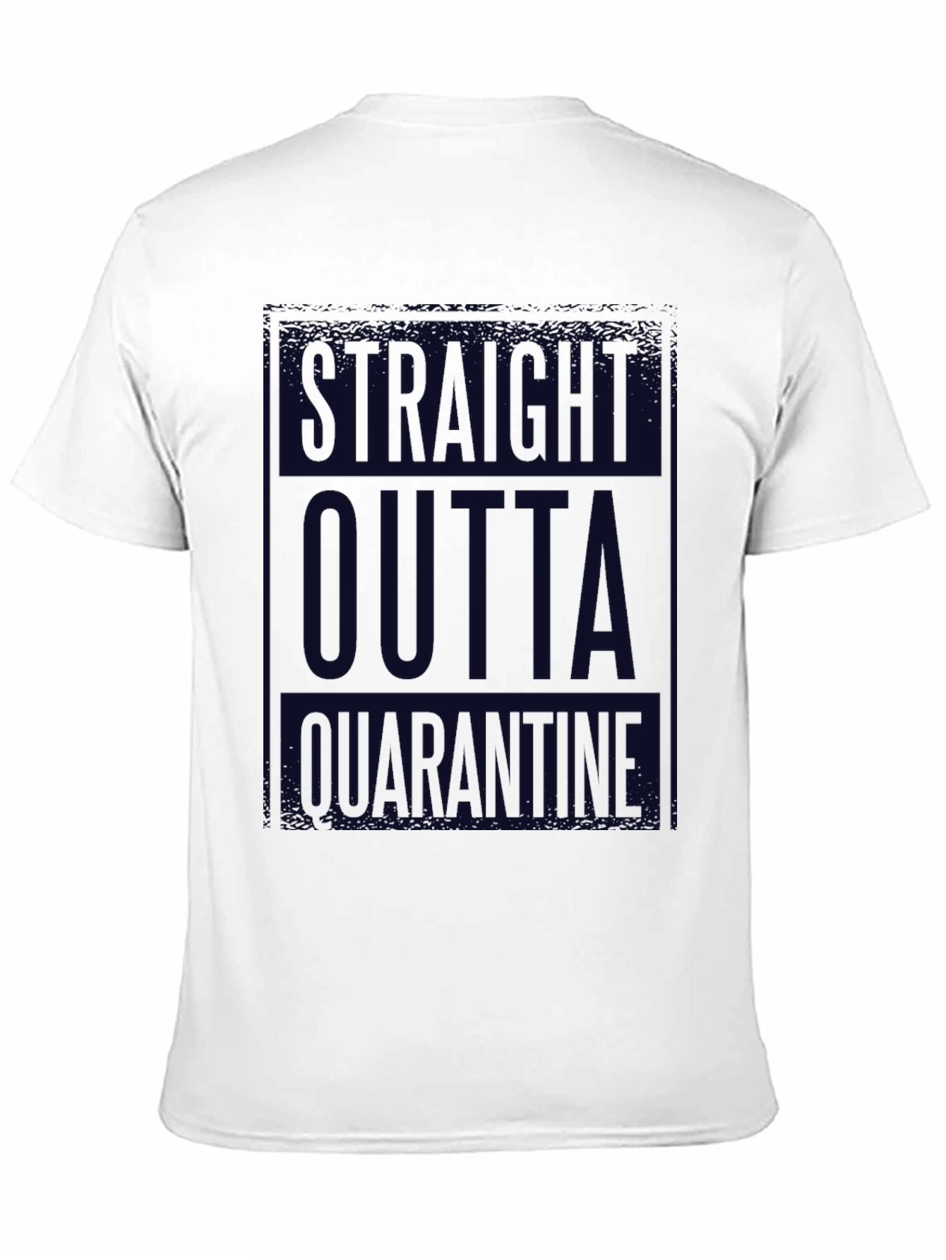 Straight Outta Quarantine Black T-Shirt