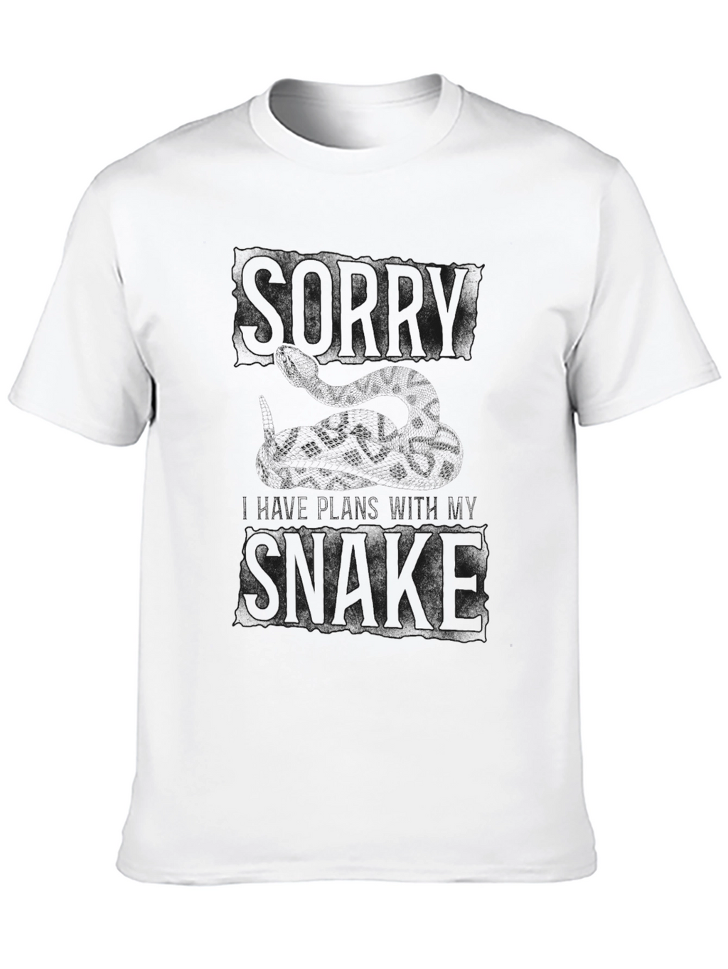 Sorry Im Late T-Shirt - Snake Design