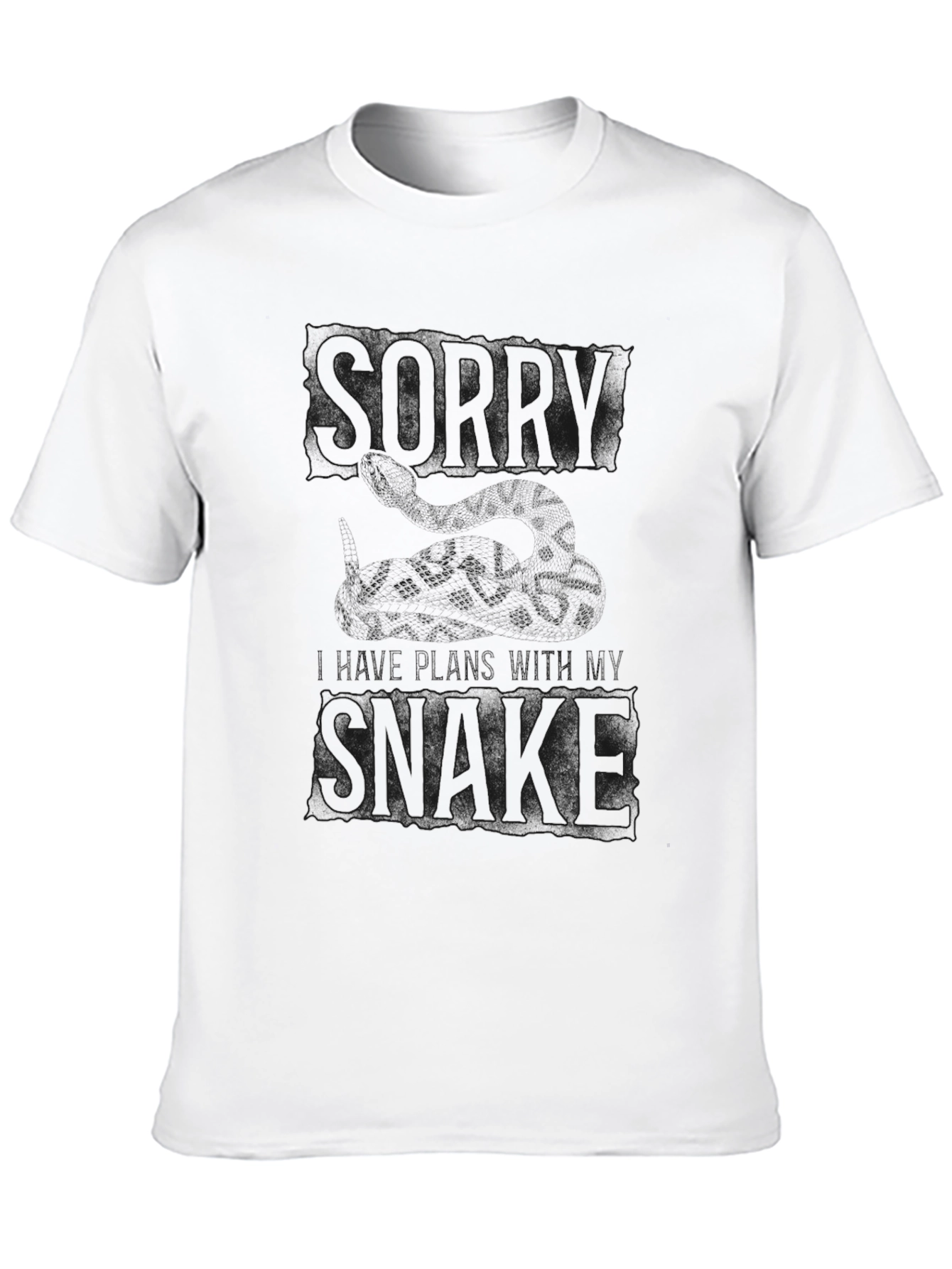 Sorry Im Late T-Shirt - Snake Design