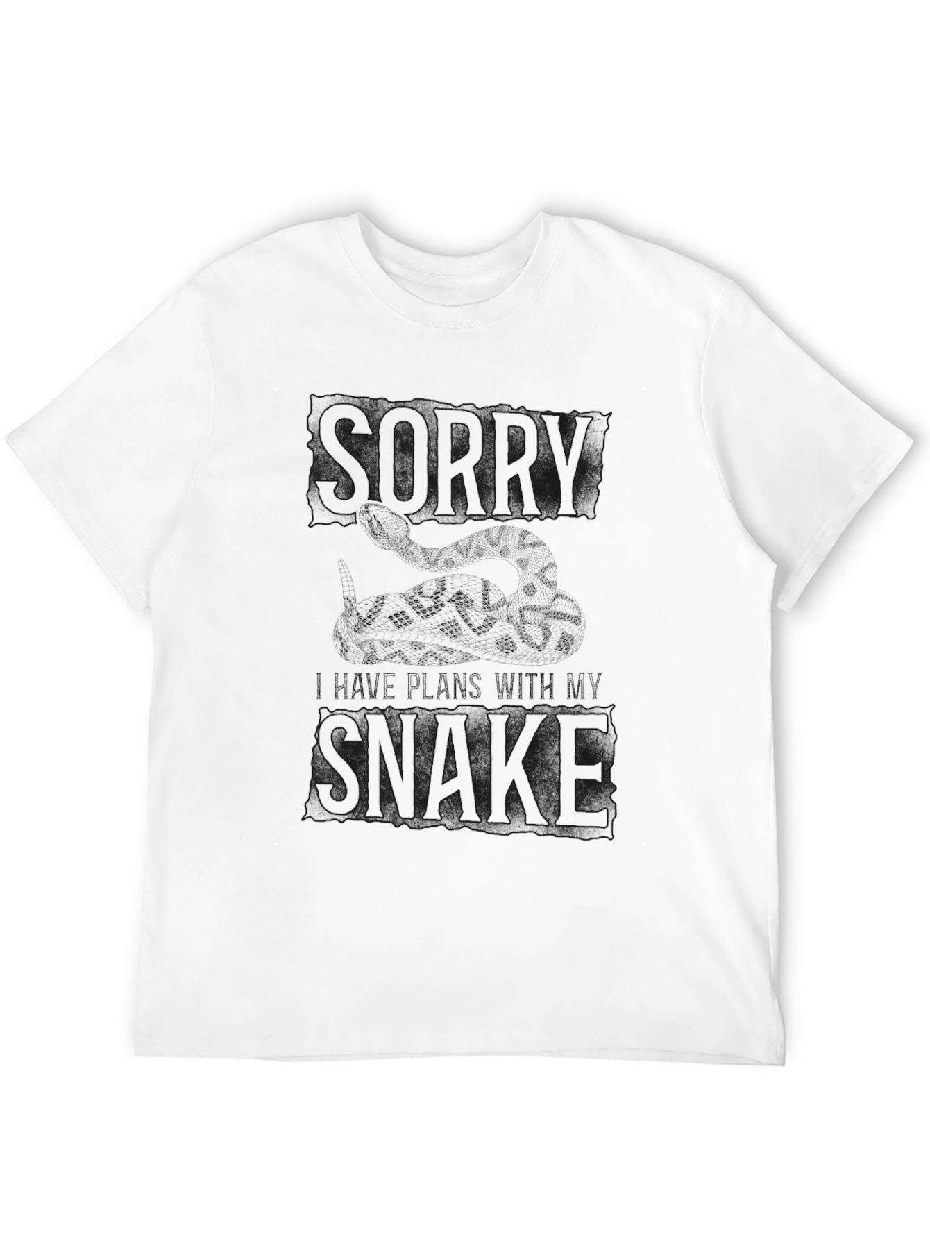 Sorry Im Late T-Shirt - Snake Design