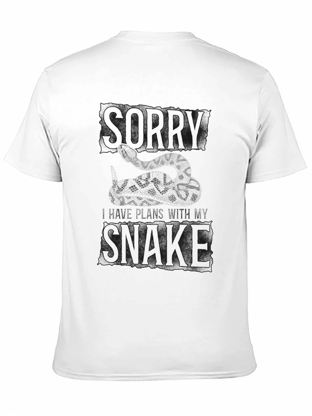 Sorry Im Late T-Shirt - Snake Design