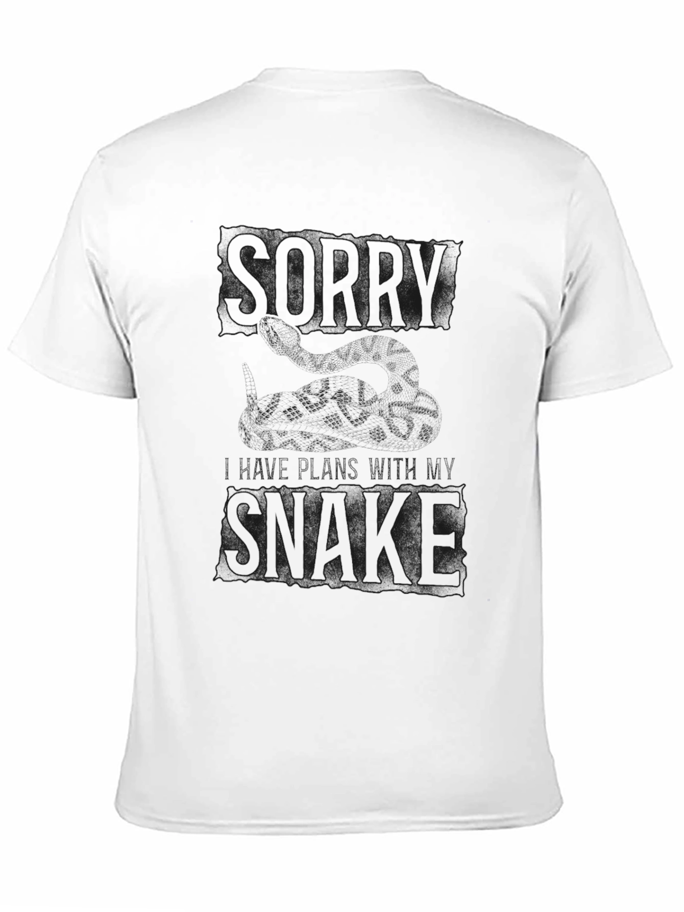 Sorry Im Late T-Shirt - Snake Design