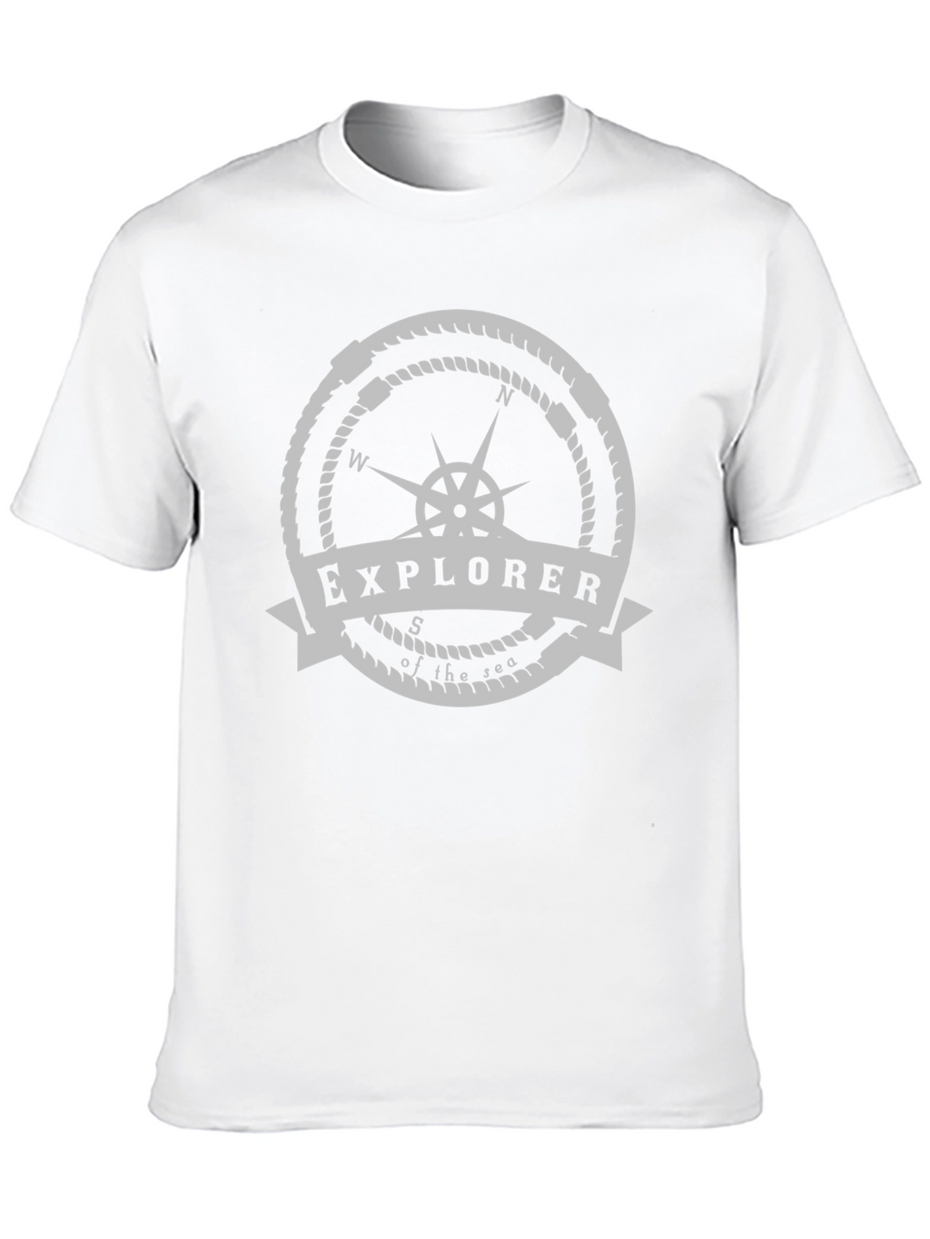 Explorer of the Sea Black Graphic T-Shirt
