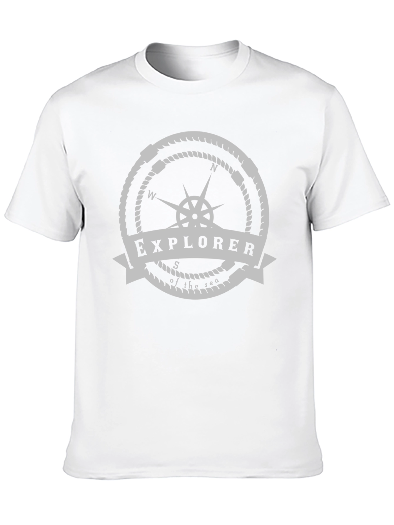 Explorer of the Sea Black Graphic T-Shirt