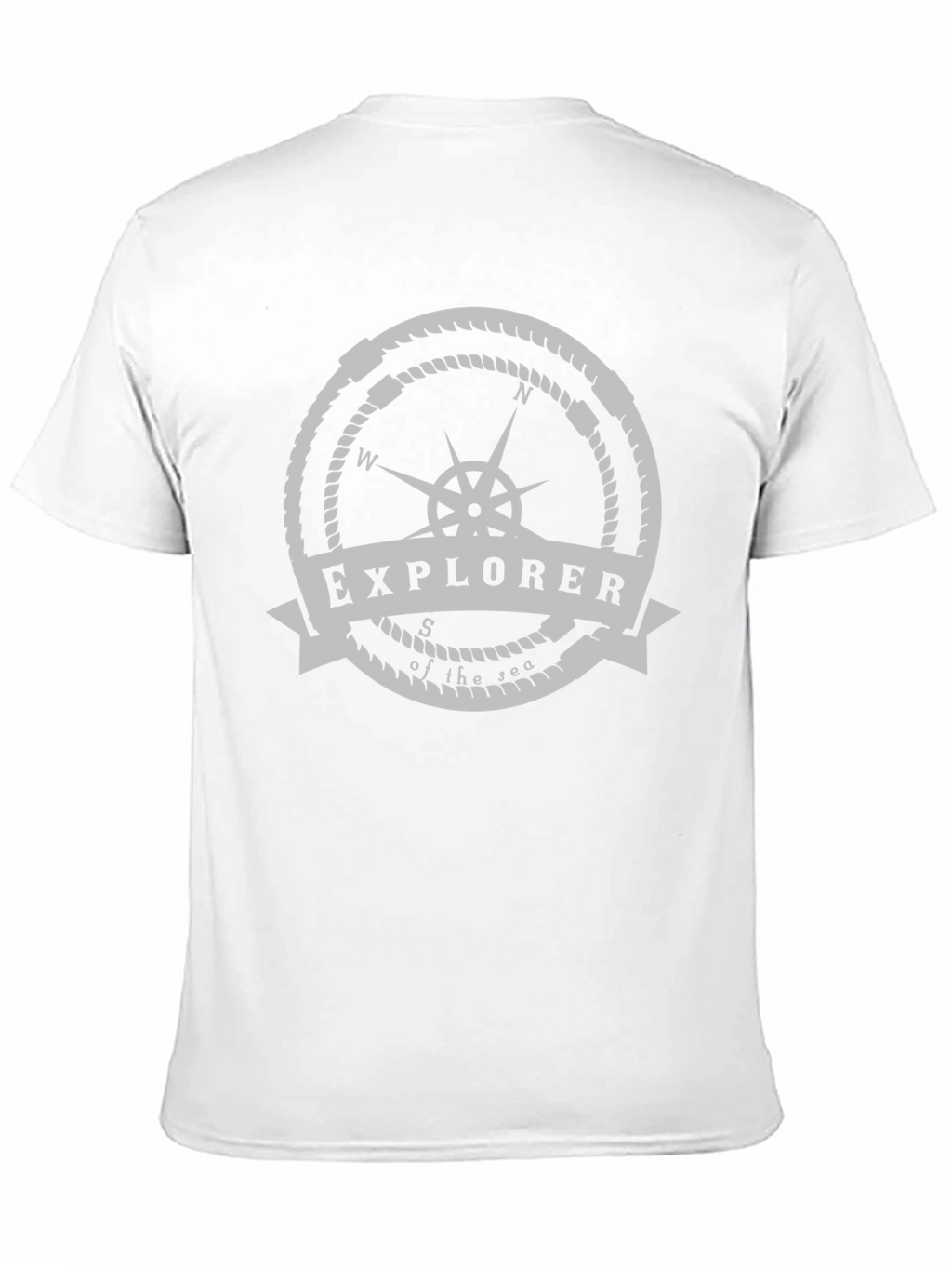 Explorer of the Sea Black Graphic T-Shirt