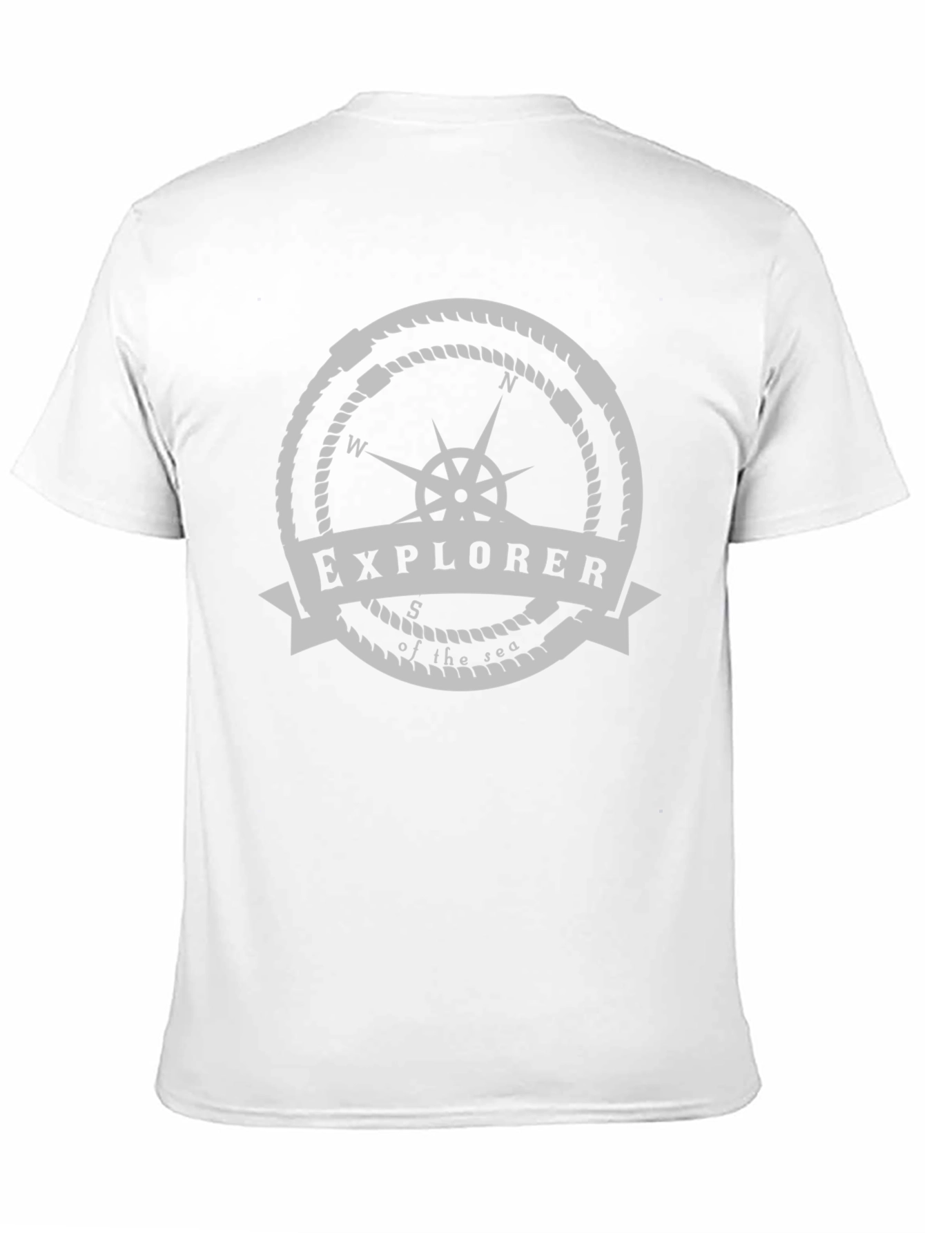 Explorer of the Sea Black Graphic T-Shirt