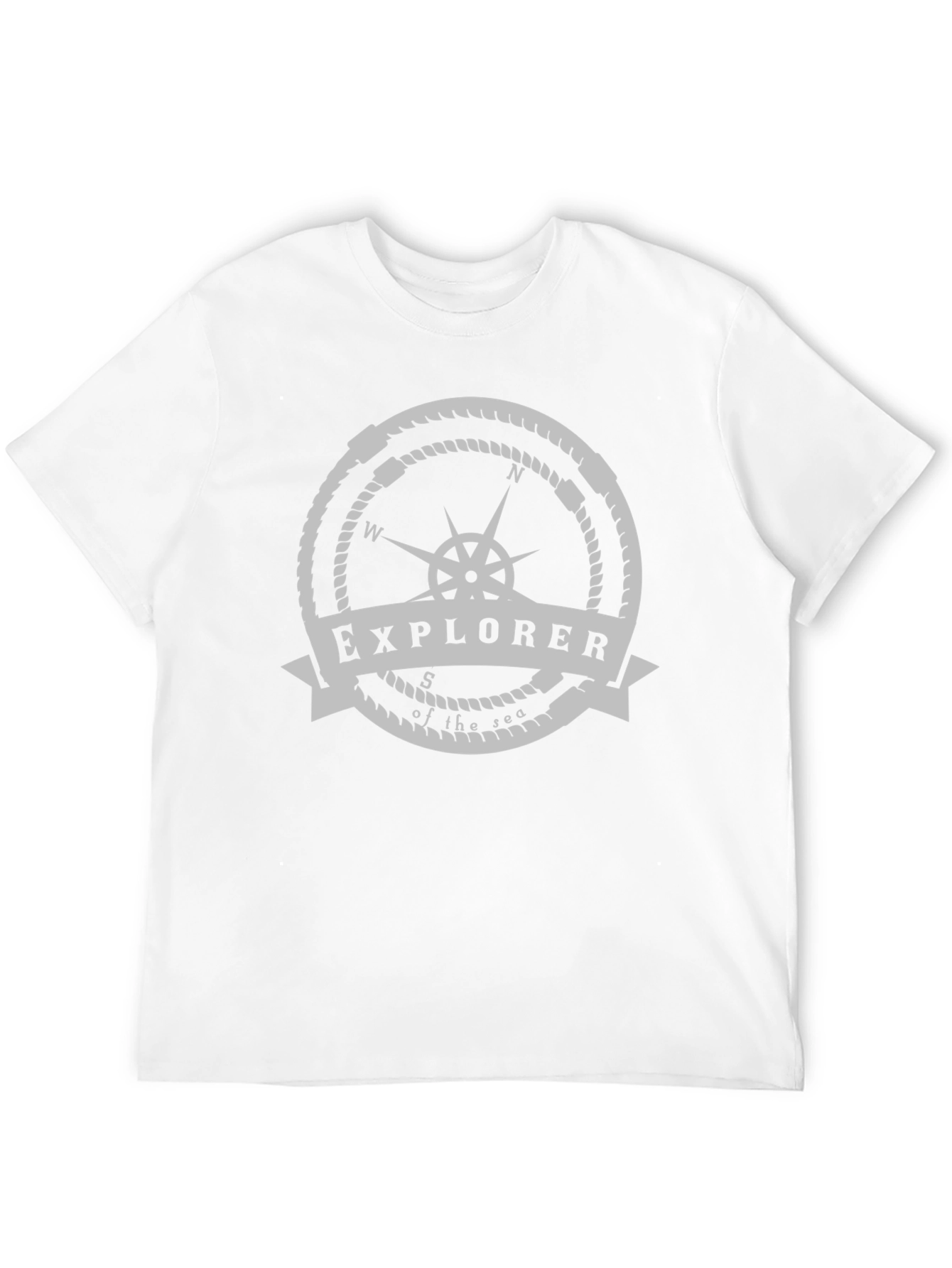 Explorer of the Sea Black Graphic T-Shirt