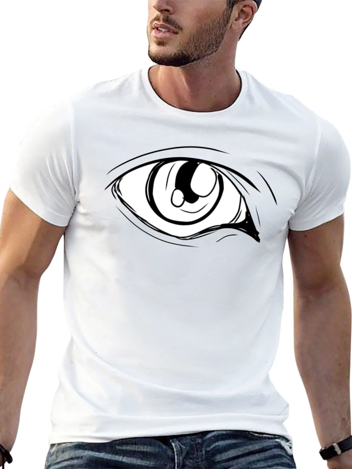 Eye Graphic Black T-Shirt