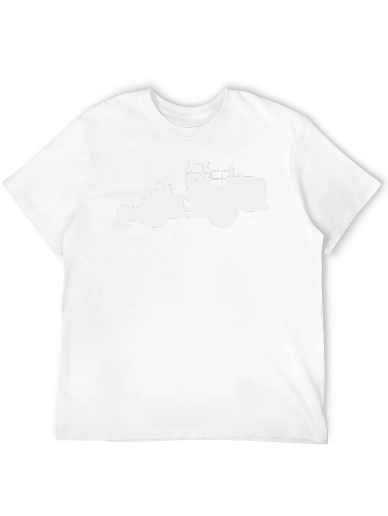 Bulldozer Silhouette T-Shirt - Construction Vehicle Tee