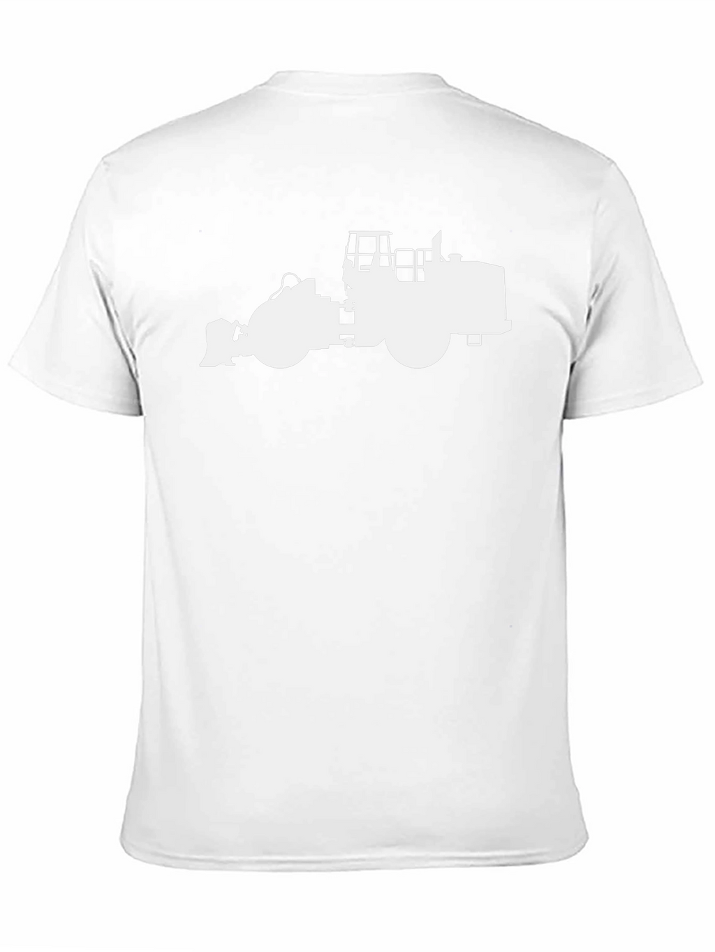 Bulldozer Silhouette T-Shirt - Construction Vehicle Tee