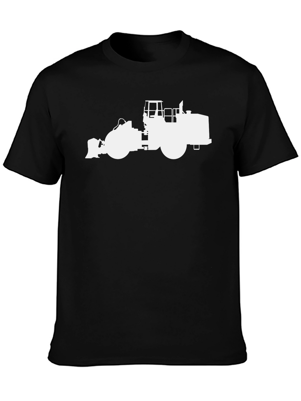 Bulldozer Silhouette T-Shirt - Construction Vehicle Tee