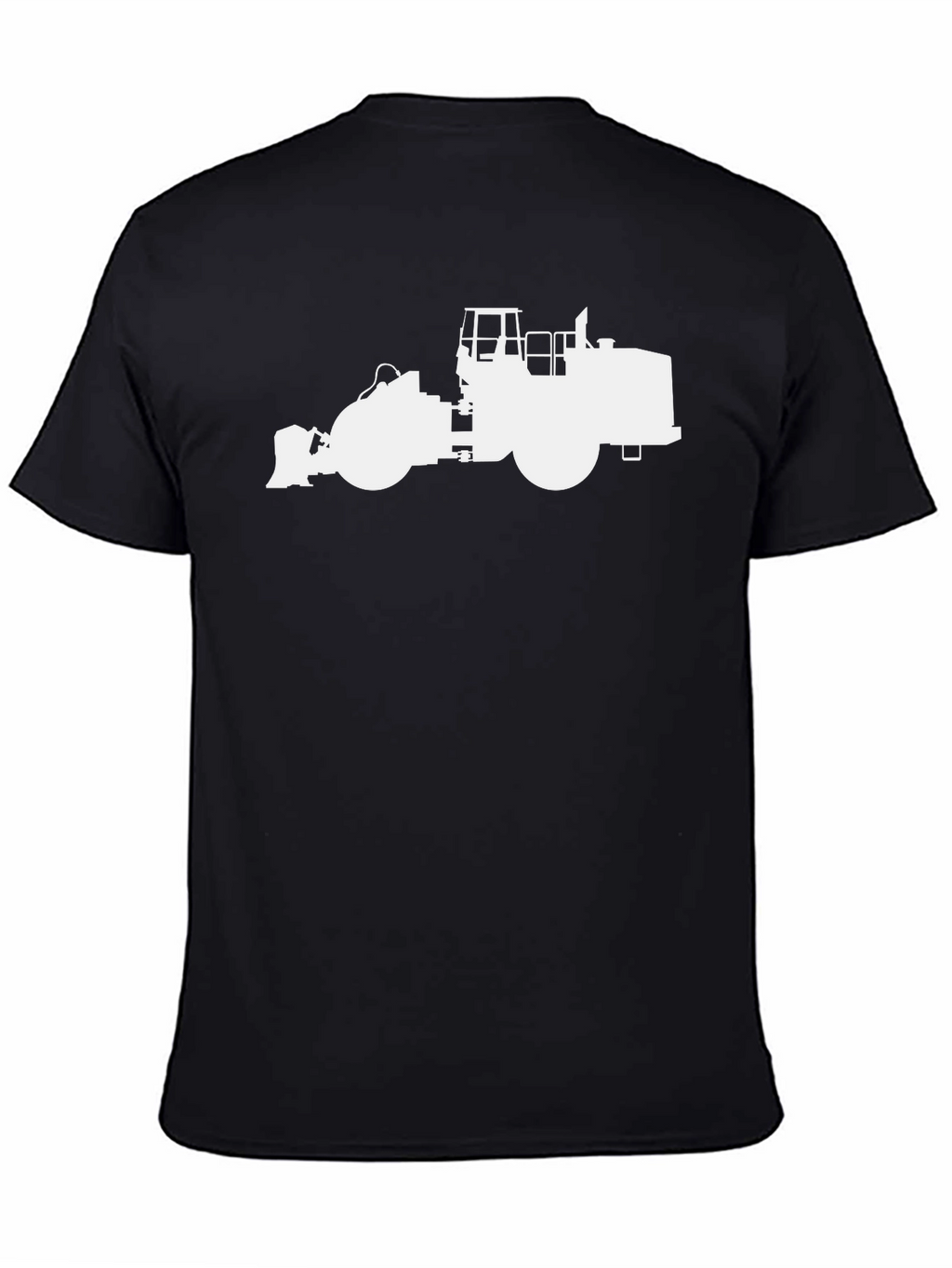 Bulldozer Silhouette T-Shirt - Construction Vehicle Tee